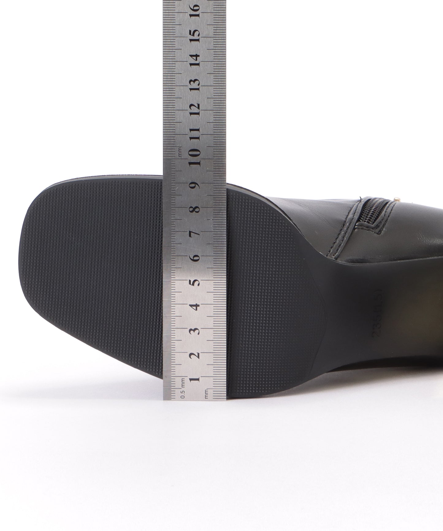 花柄刺繍チャンキーショートブーツ