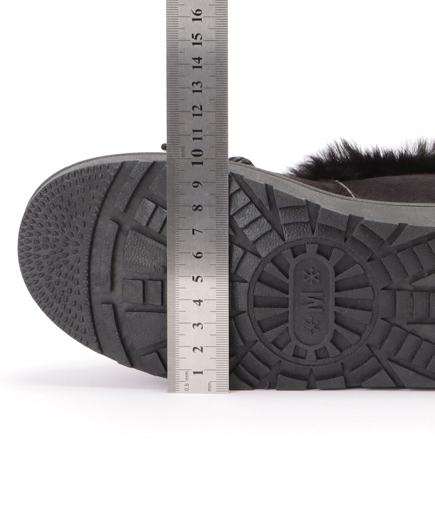 ファー付き厚底あったかモカシン