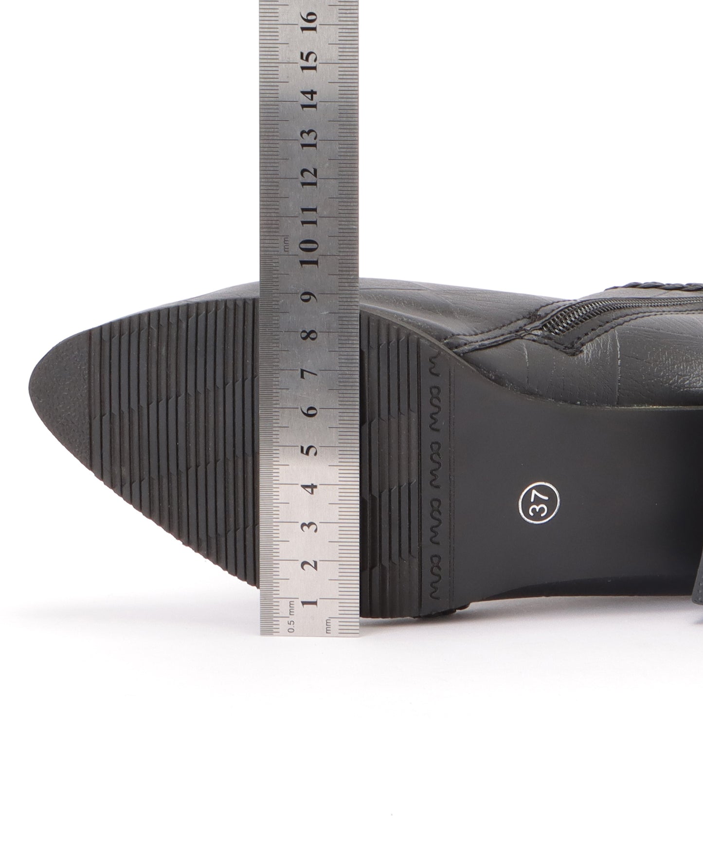 メッシュデザインレザー調ドレスシューズ