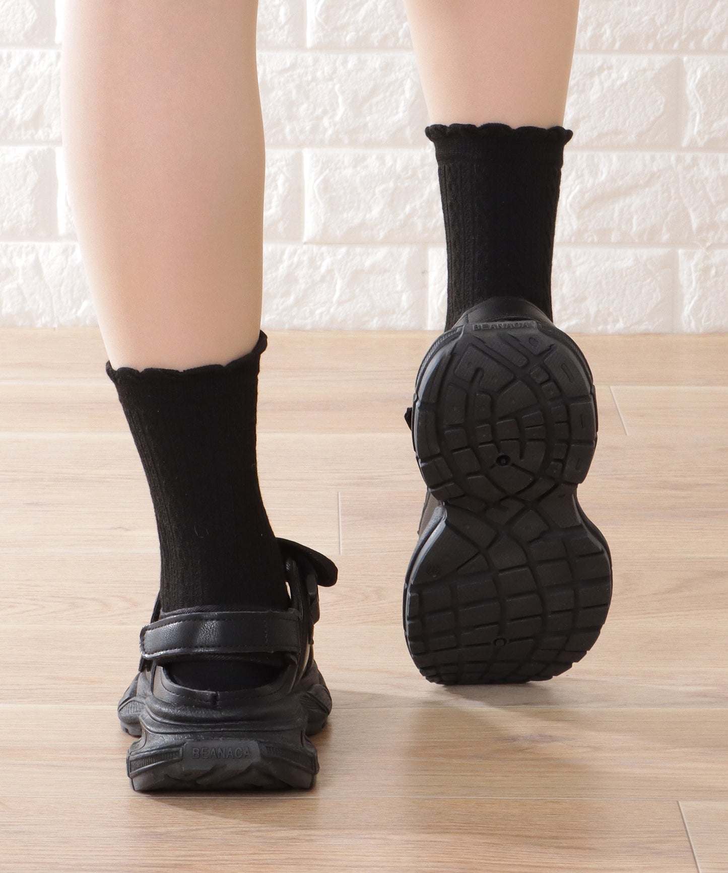 ベルクロ メッシュ コンフォート サンダル シューズ