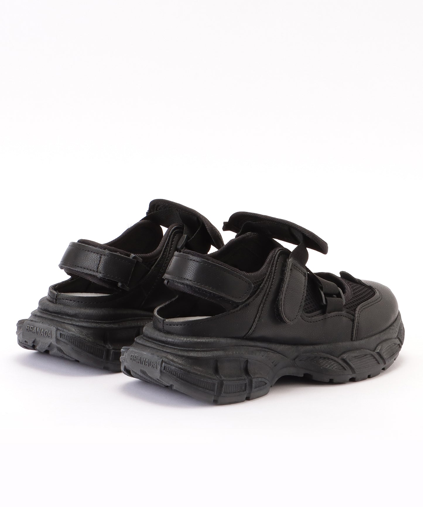 ベルクロ メッシュ コンフォート サンダル シューズ