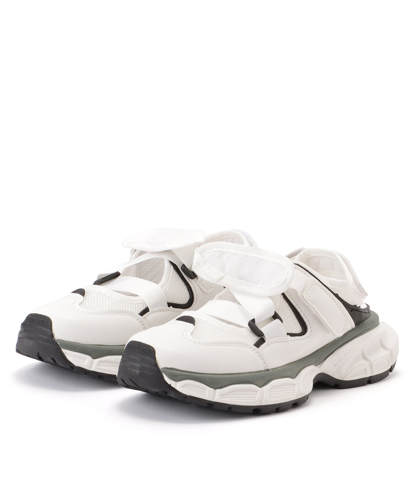 ベルクロ メッシュ コンフォート サンダル シューズ