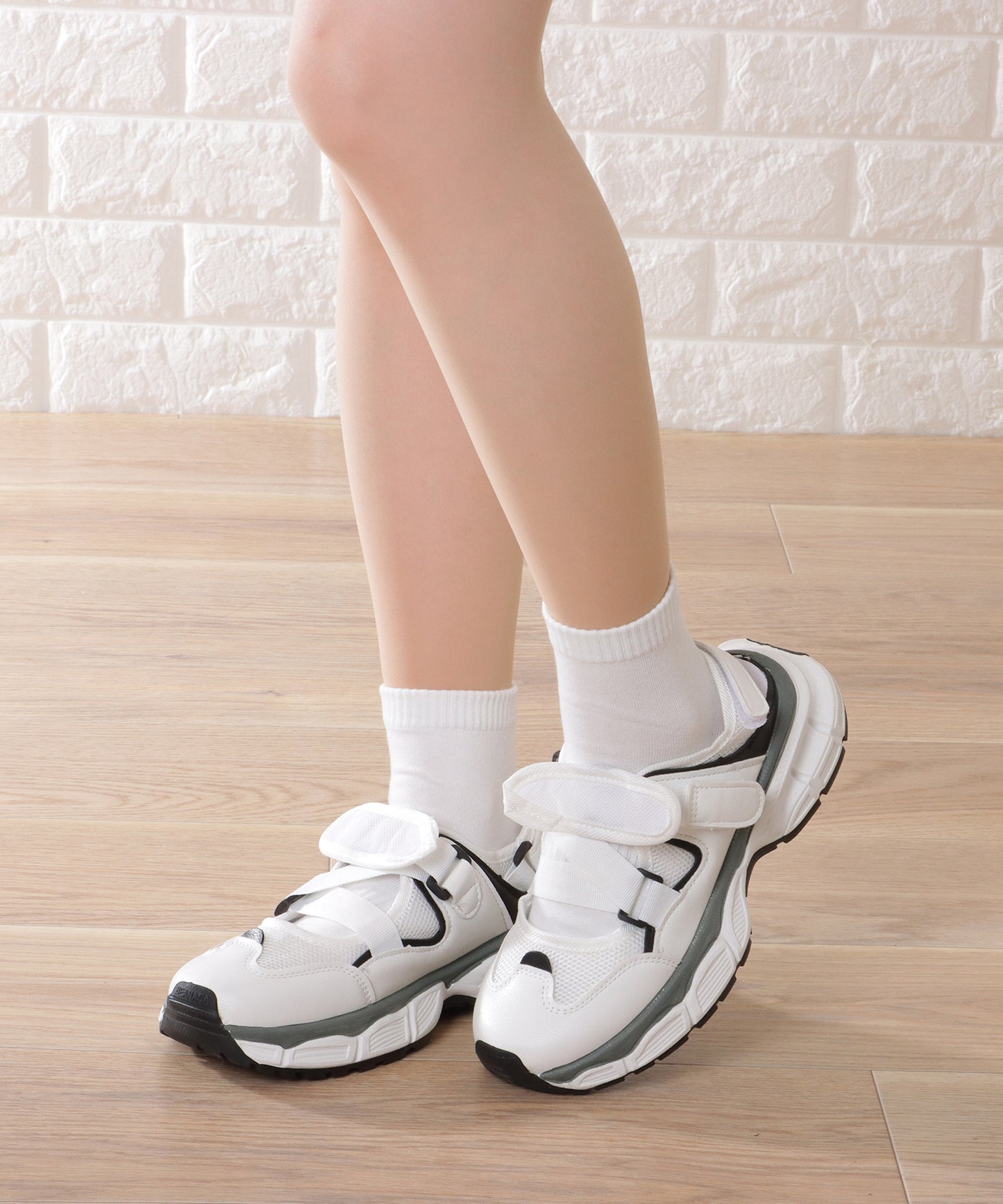 ベルクロ メッシュ コンフォート サンダル シューズ