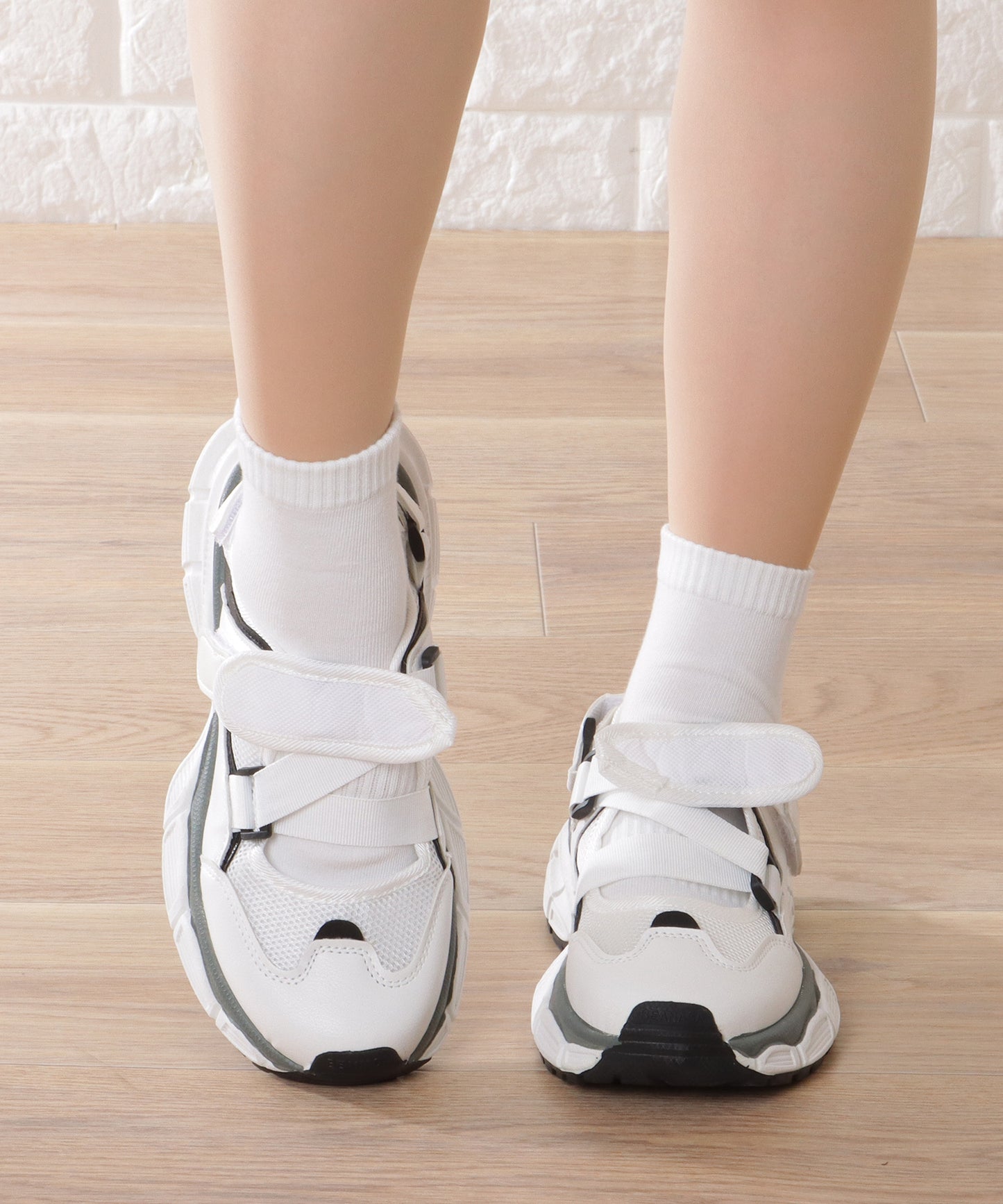 ベルクロ メッシュ コンフォート サンダル シューズ