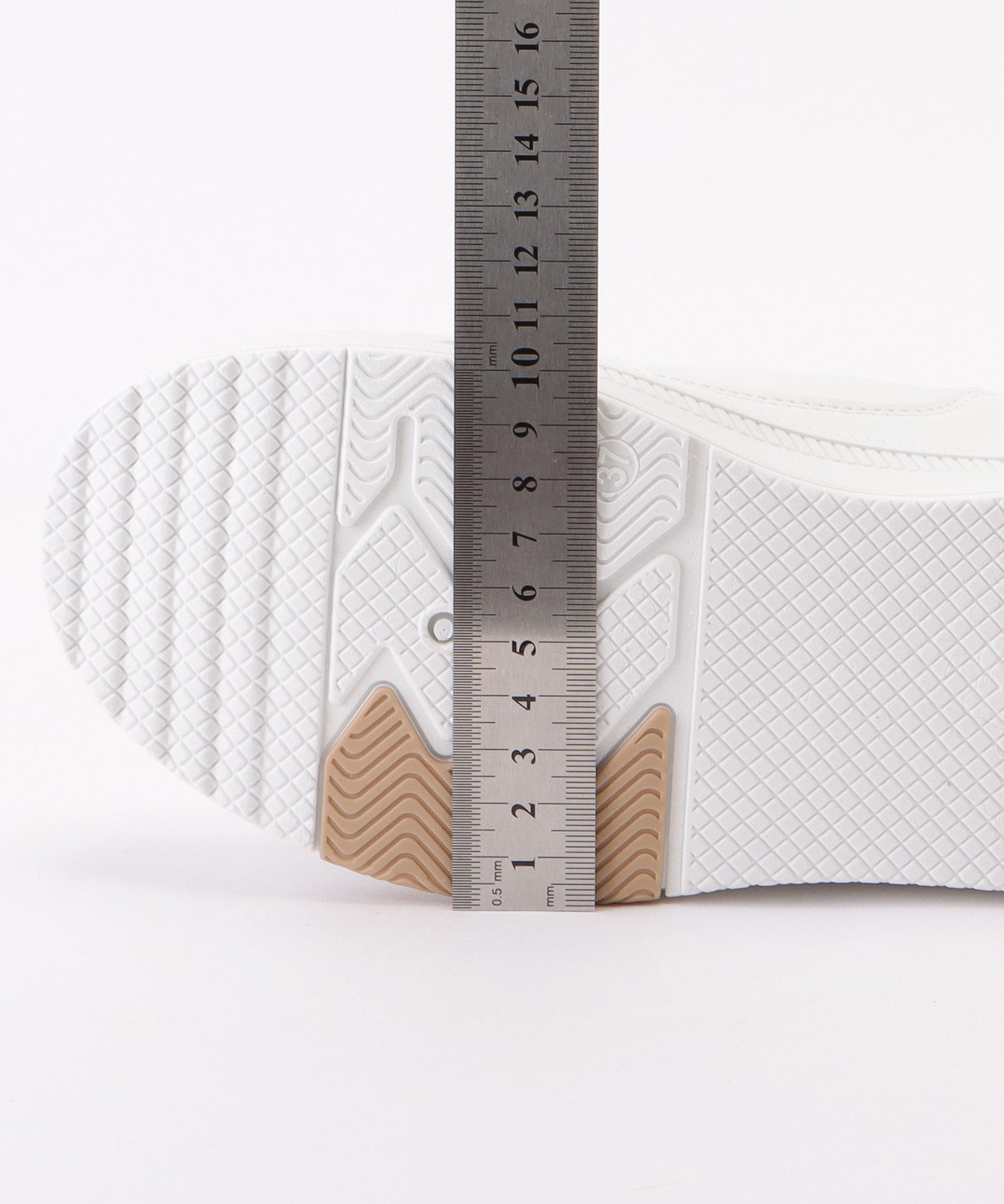 バイカラー 厚底 コート ベルクロ スニーカー