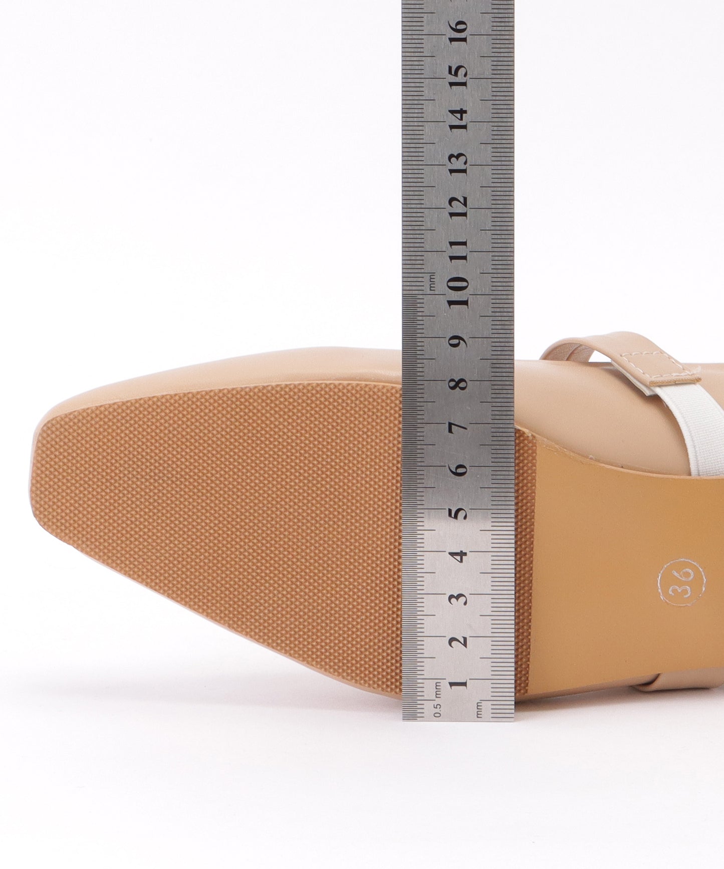 アーモンドトゥ レザー調 メリージェーン チャンキー パンプス