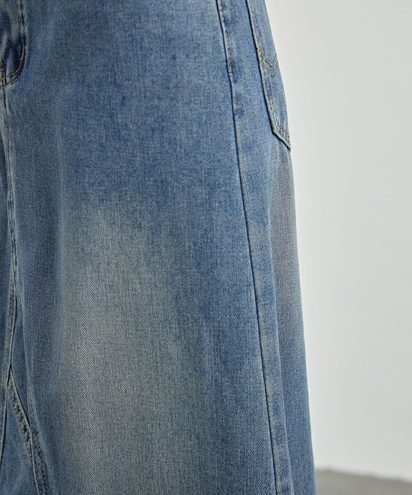 ハイウエスト ヴィンテージ リメイク デニム スカート