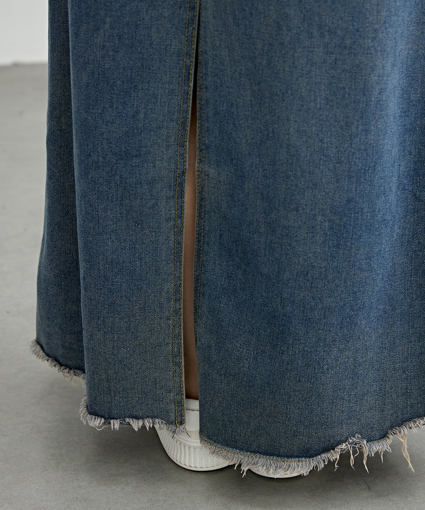 ハイウエスト ヴィンテージ リメイク デニム スカート