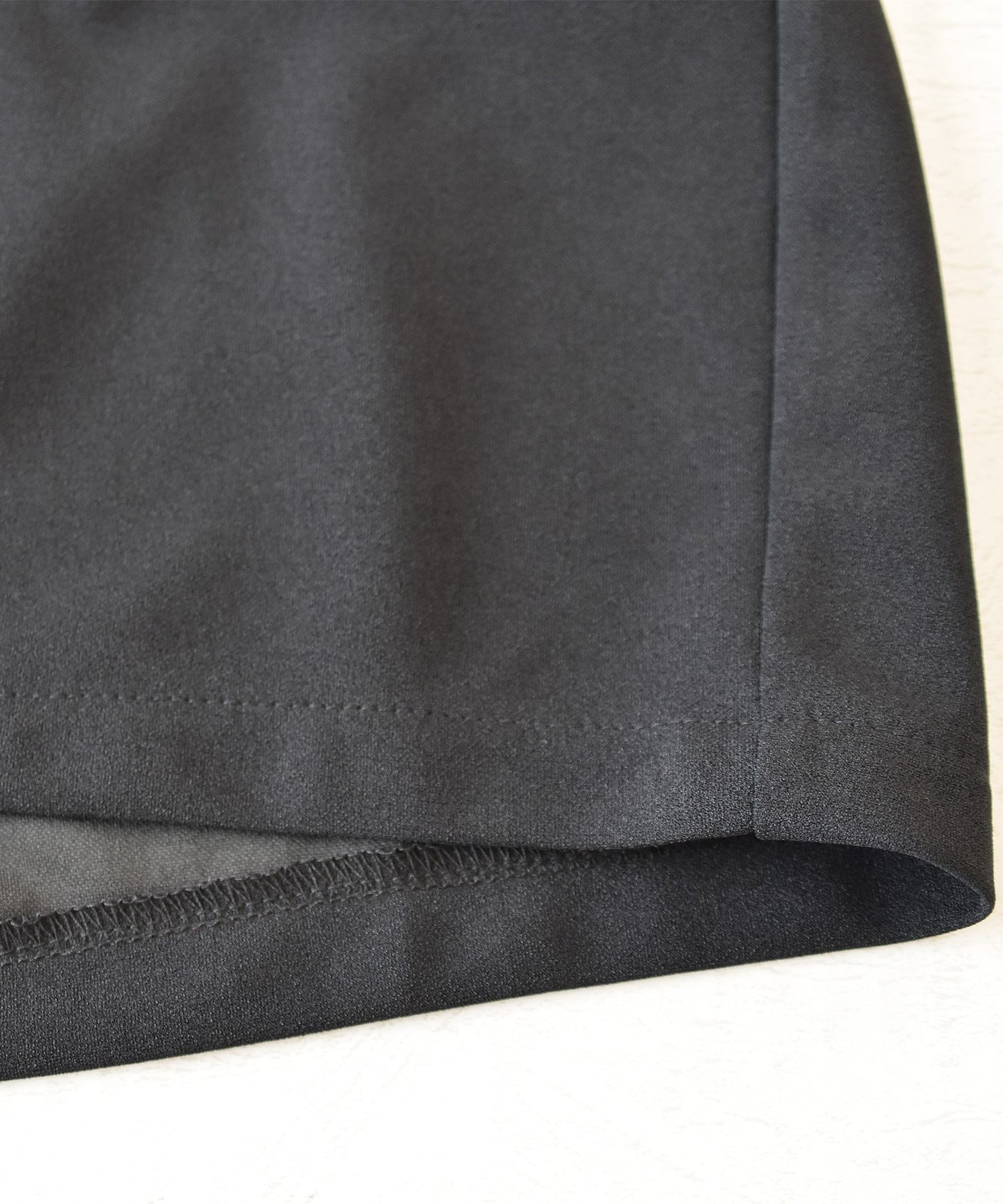 シースルーフリル袖膝丈ドレス・ワンピース