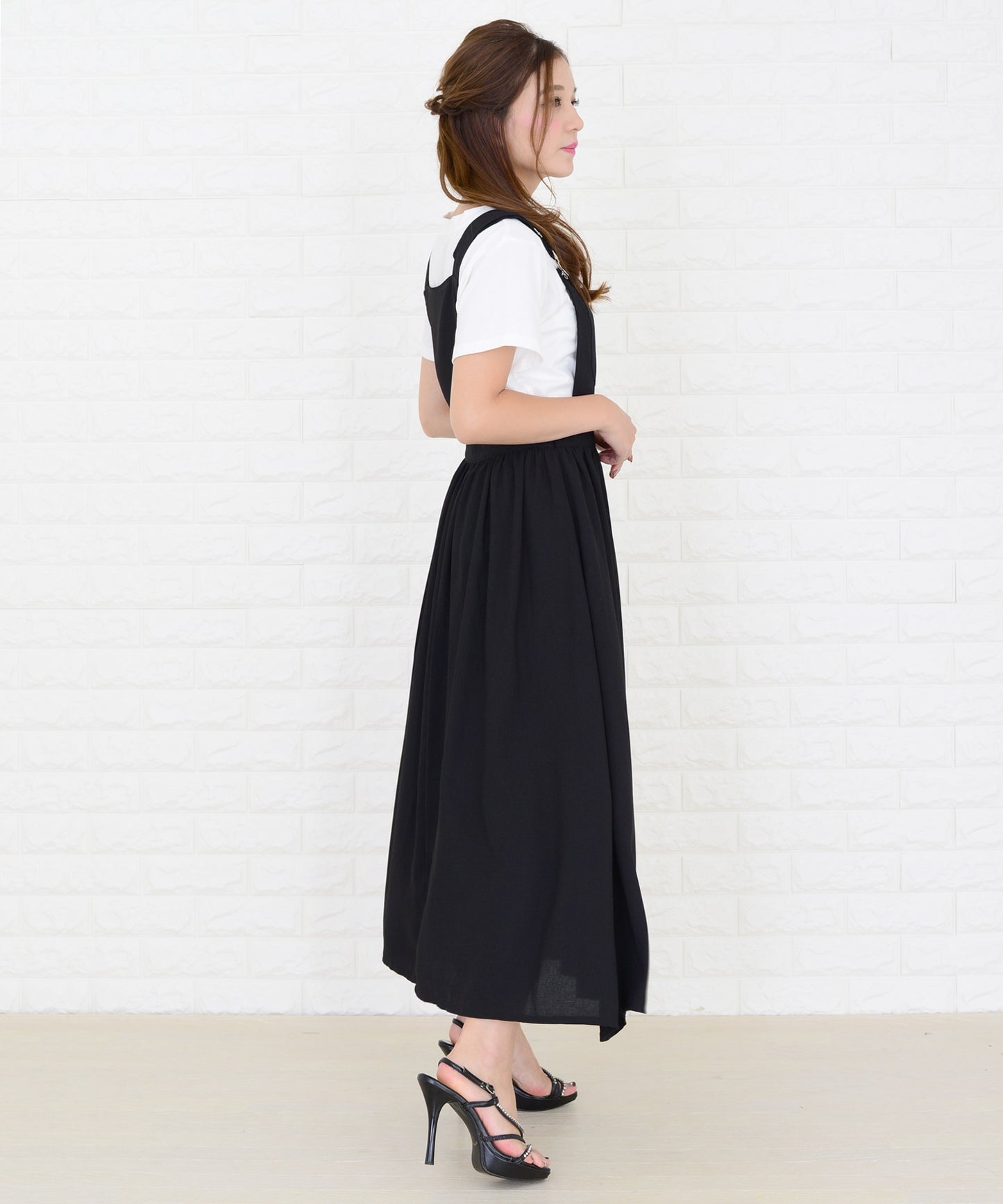 ふんわりサロペットワンピース・オールインワン