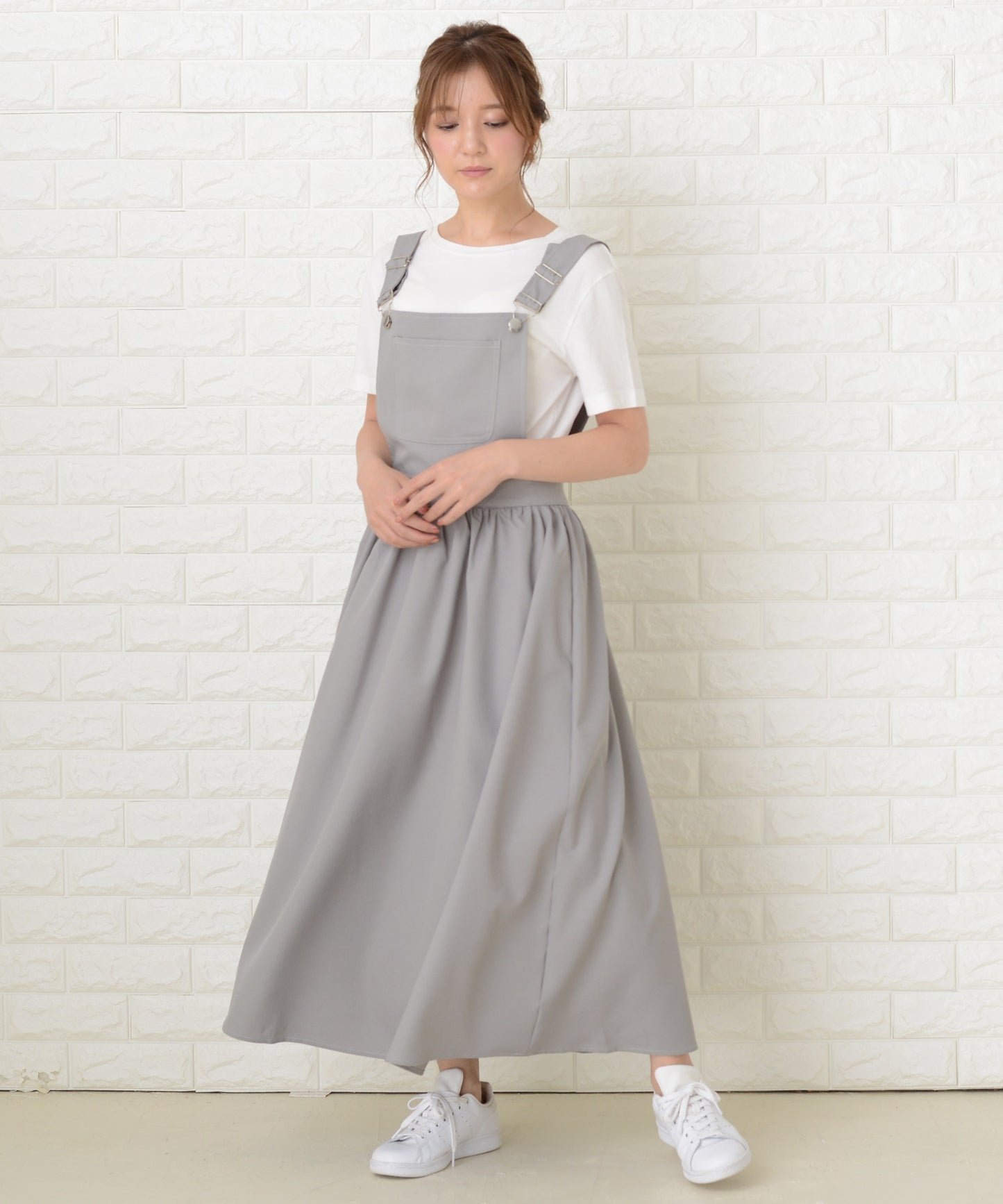 ふんわりサロペットワンピース・オールインワン