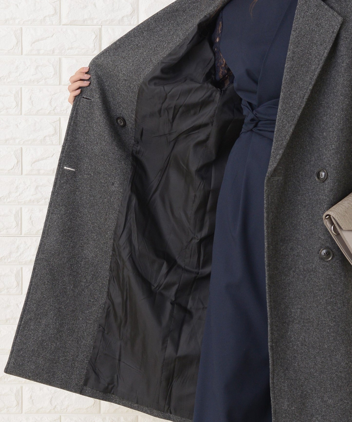 ゆったりチェスターコート