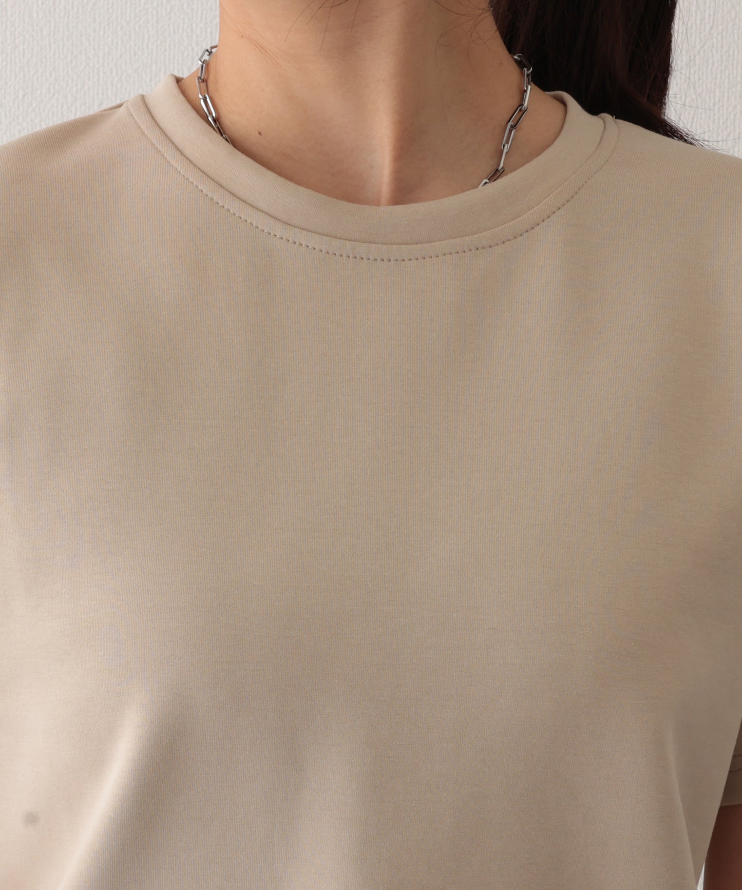ソリッドカラー クルーネック 半袖 ベーシック Tシャツ