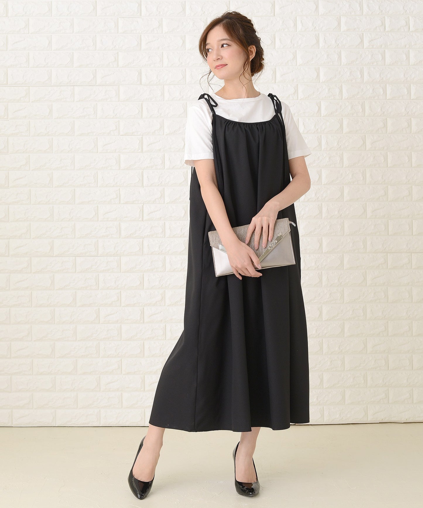 ゆったりキャミロングワンピース