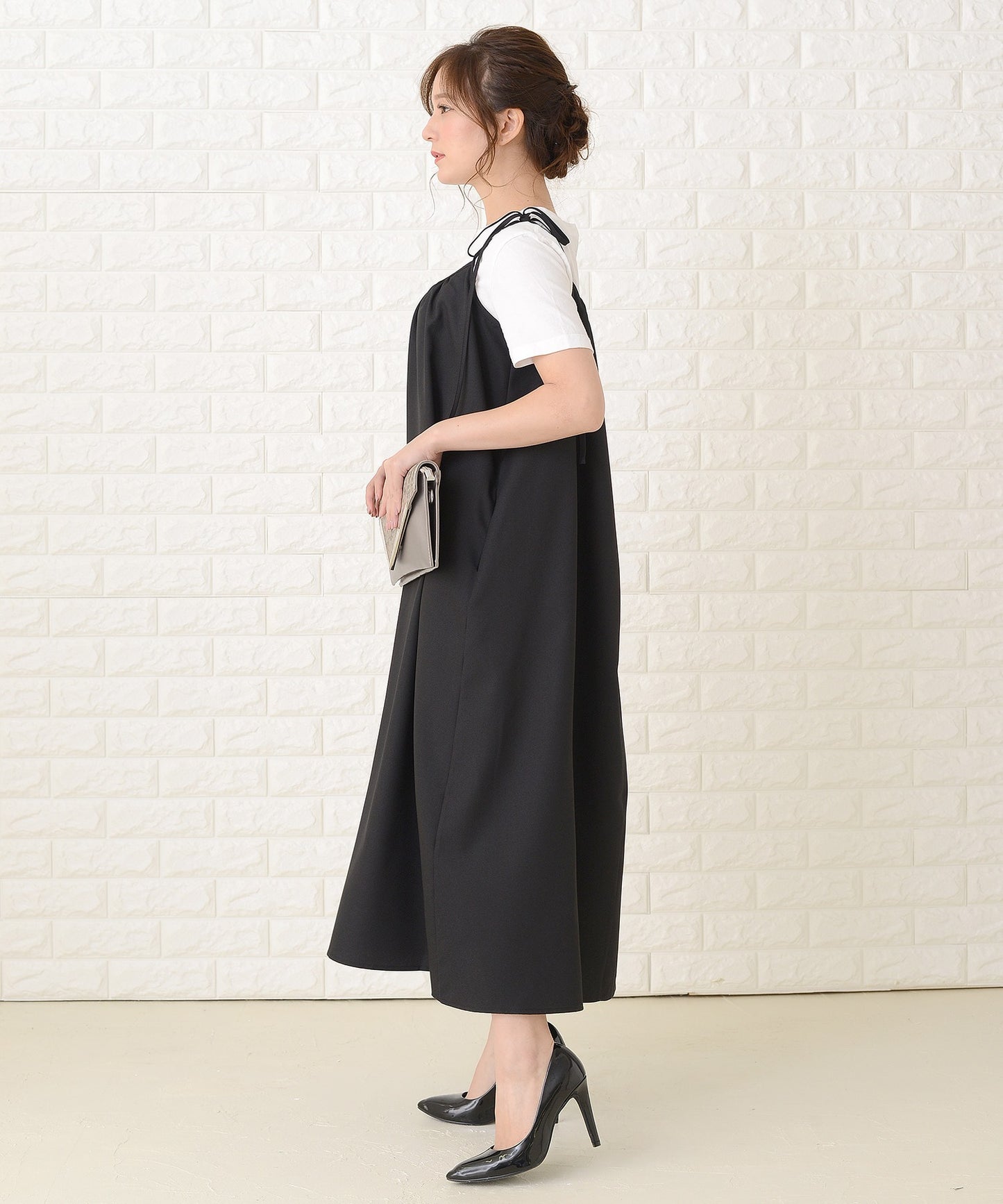 ゆったりキャミロングワンピース