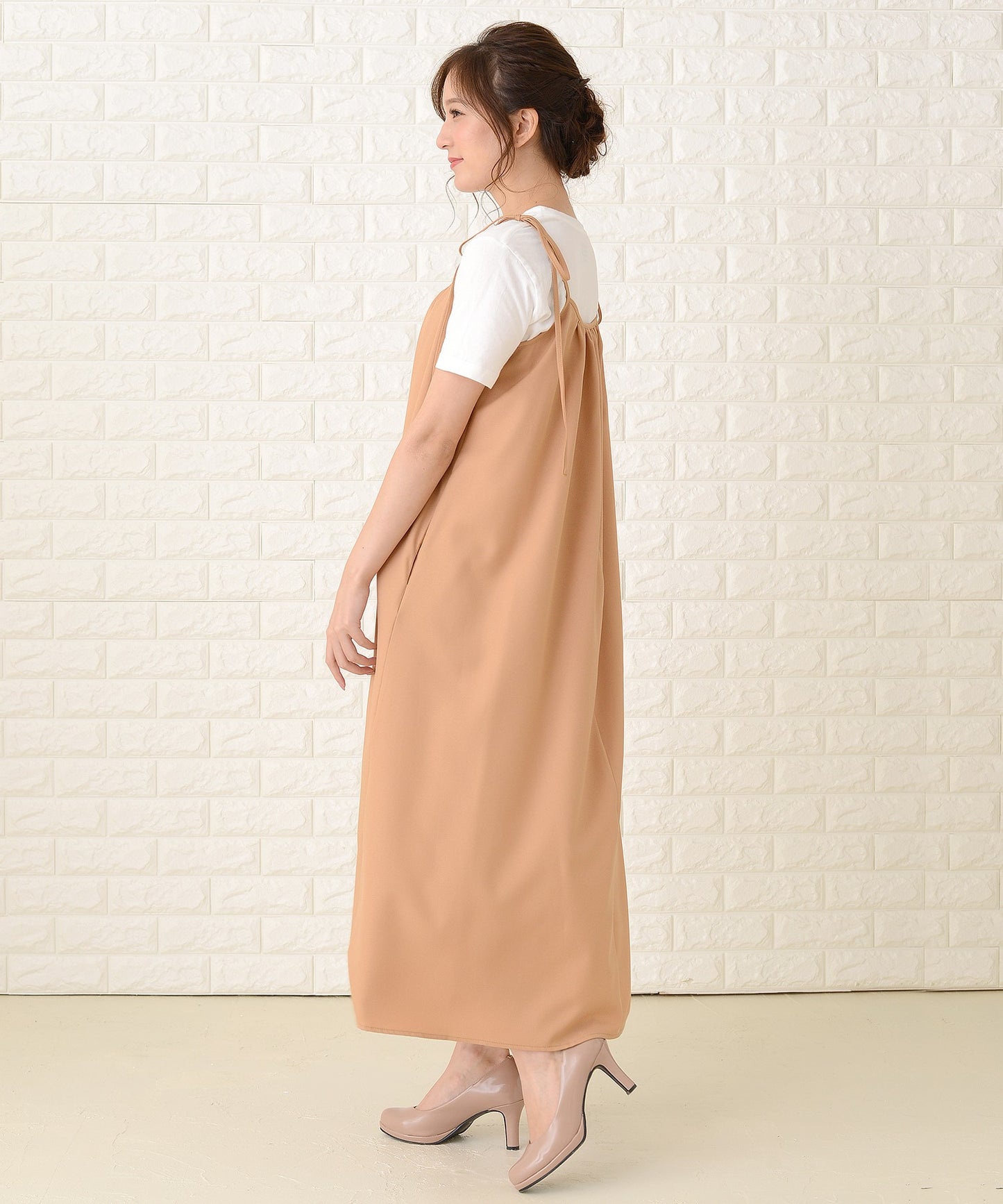 ゆったりキャミロングワンピース