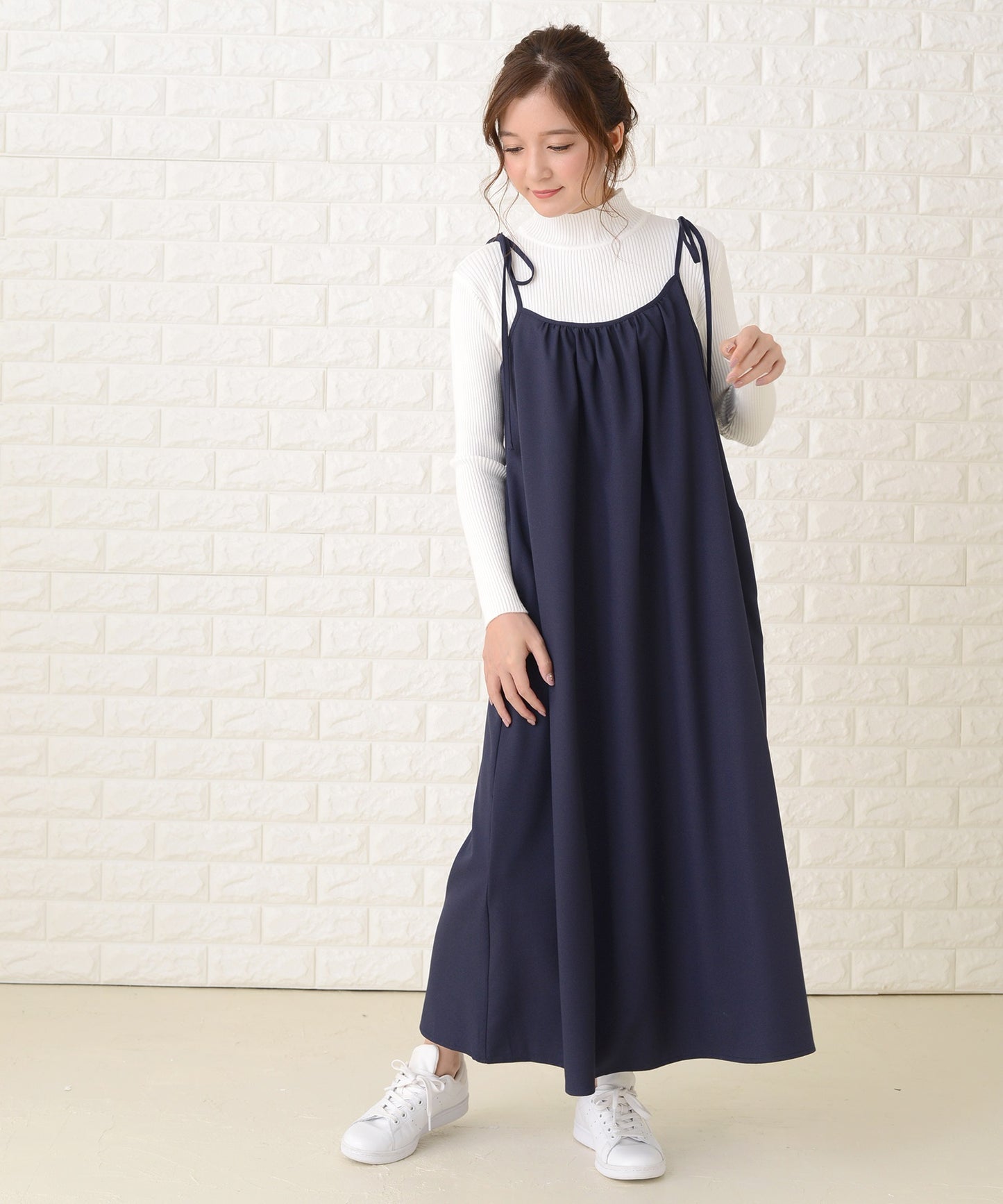 ゆったりキャミロングワンピース