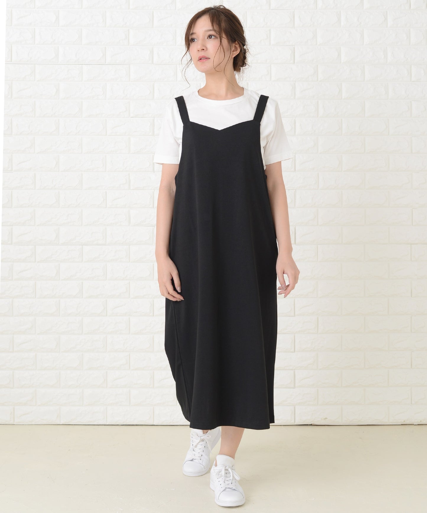 カジュアルワンピース ロング マキシ丈