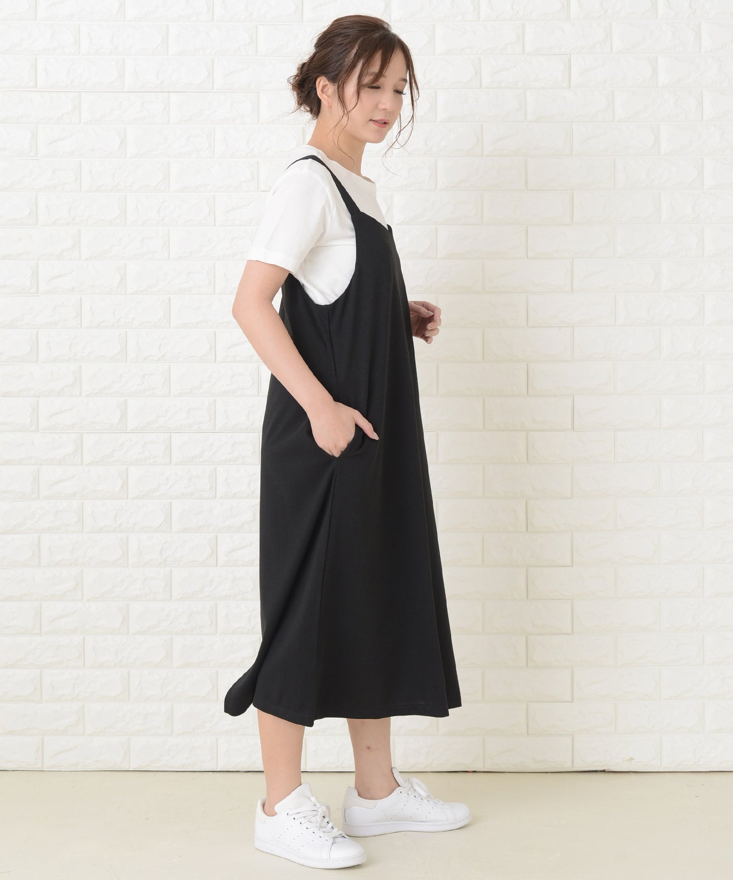 カジュアルワンピース ロング マキシ丈