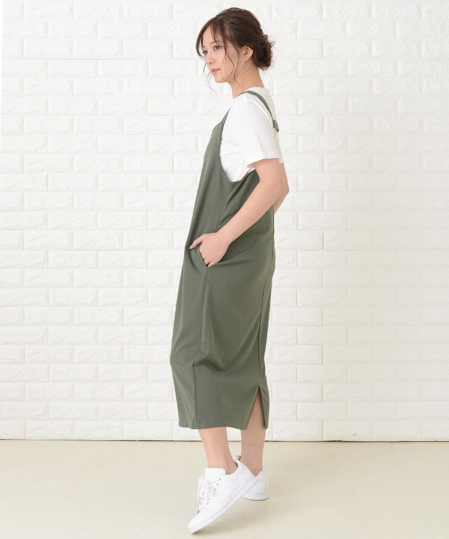 カジュアルワンピース ロング マキシ丈