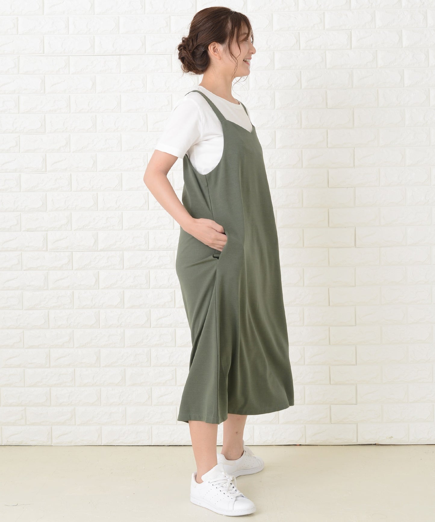 カジュアルワンピース ロング マキシ丈