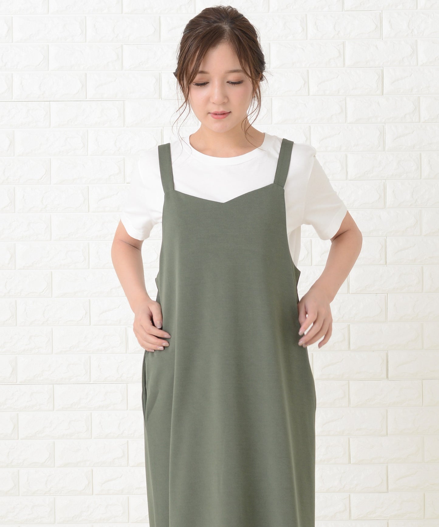カジュアルワンピース ロング マキシ丈