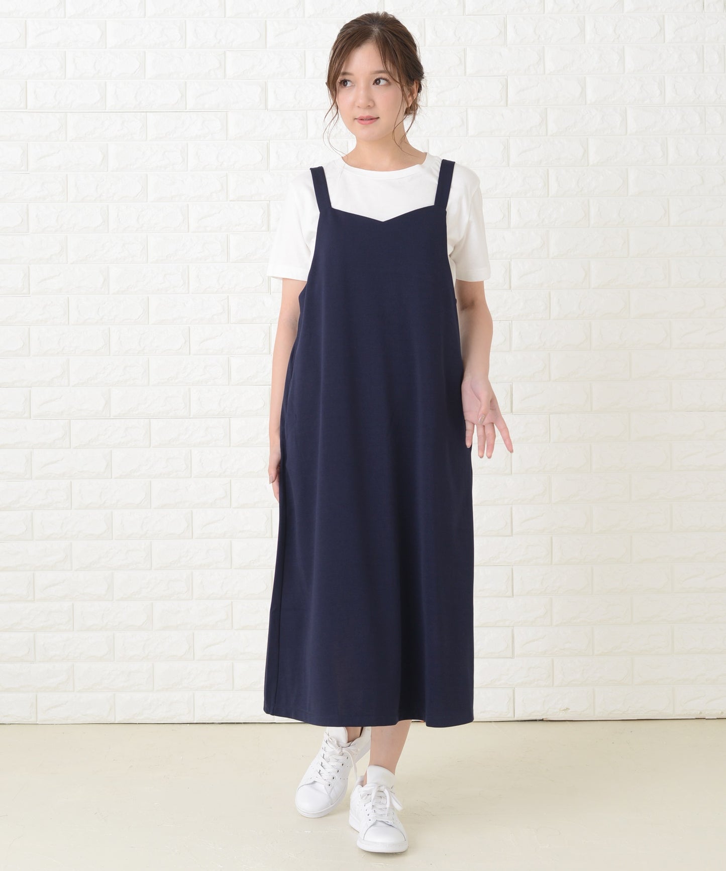 カジュアルワンピース ロング マキシ丈