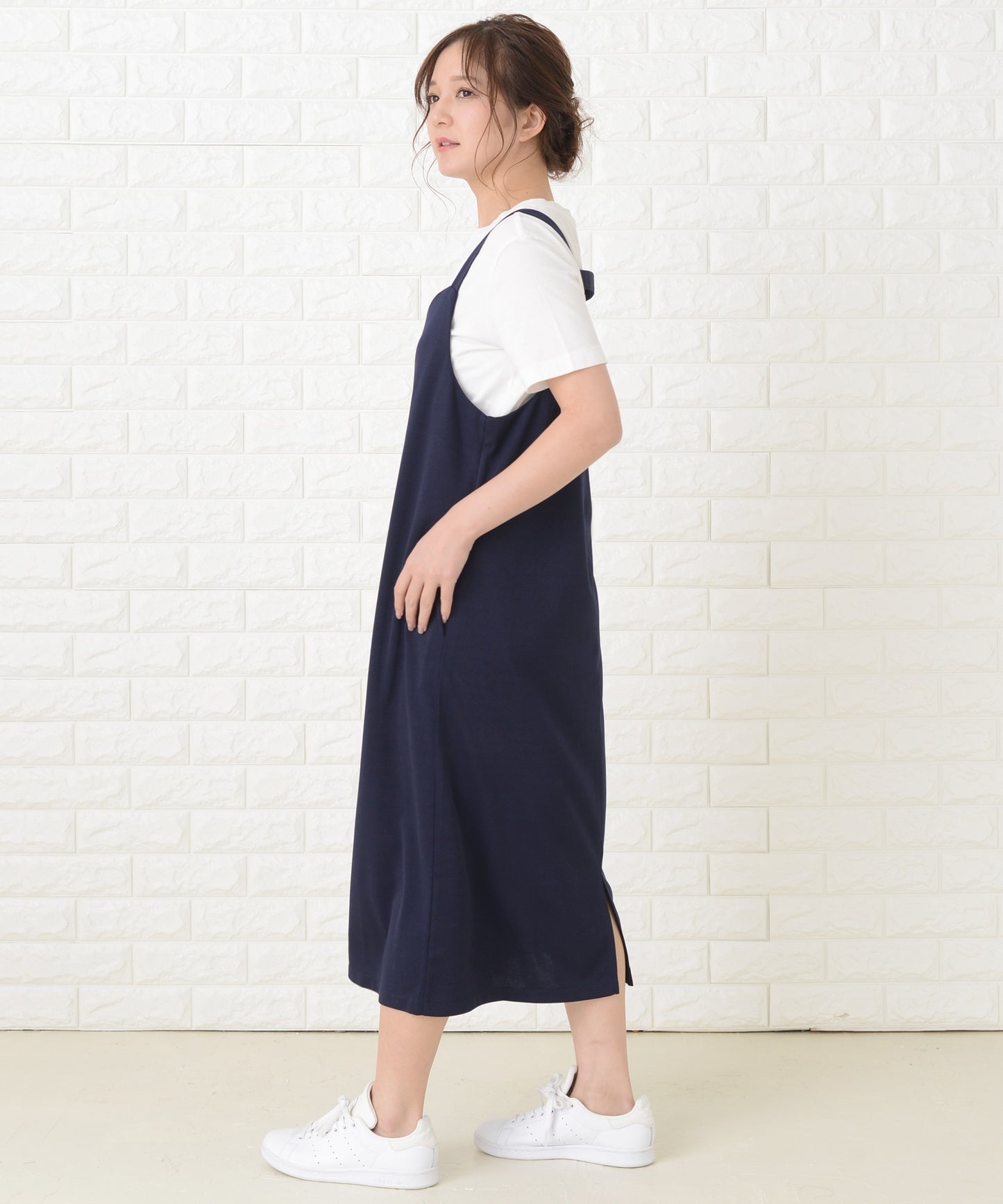 カジュアルワンピース ロング マキシ丈