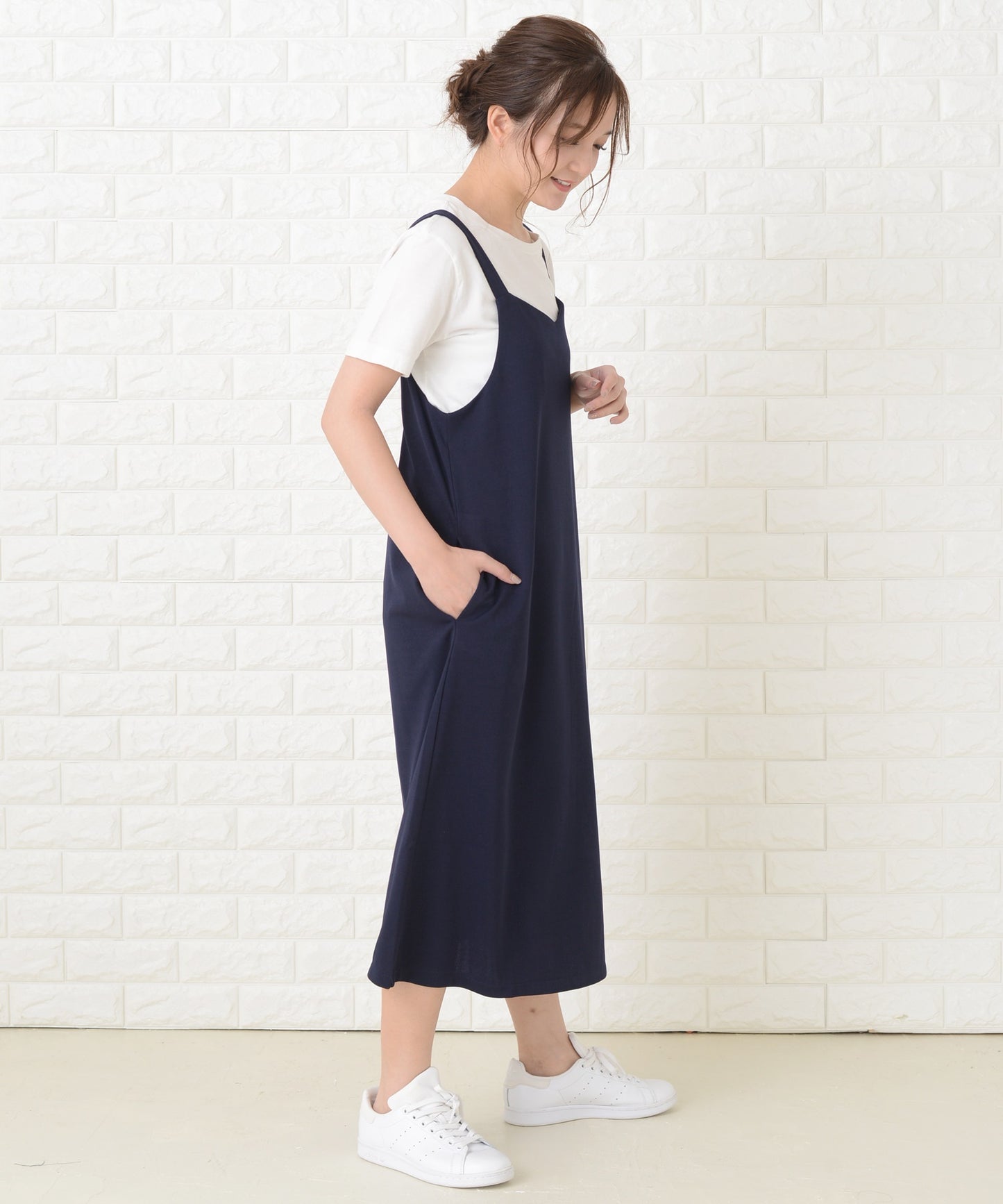 カジュアルワンピース ロング マキシ丈