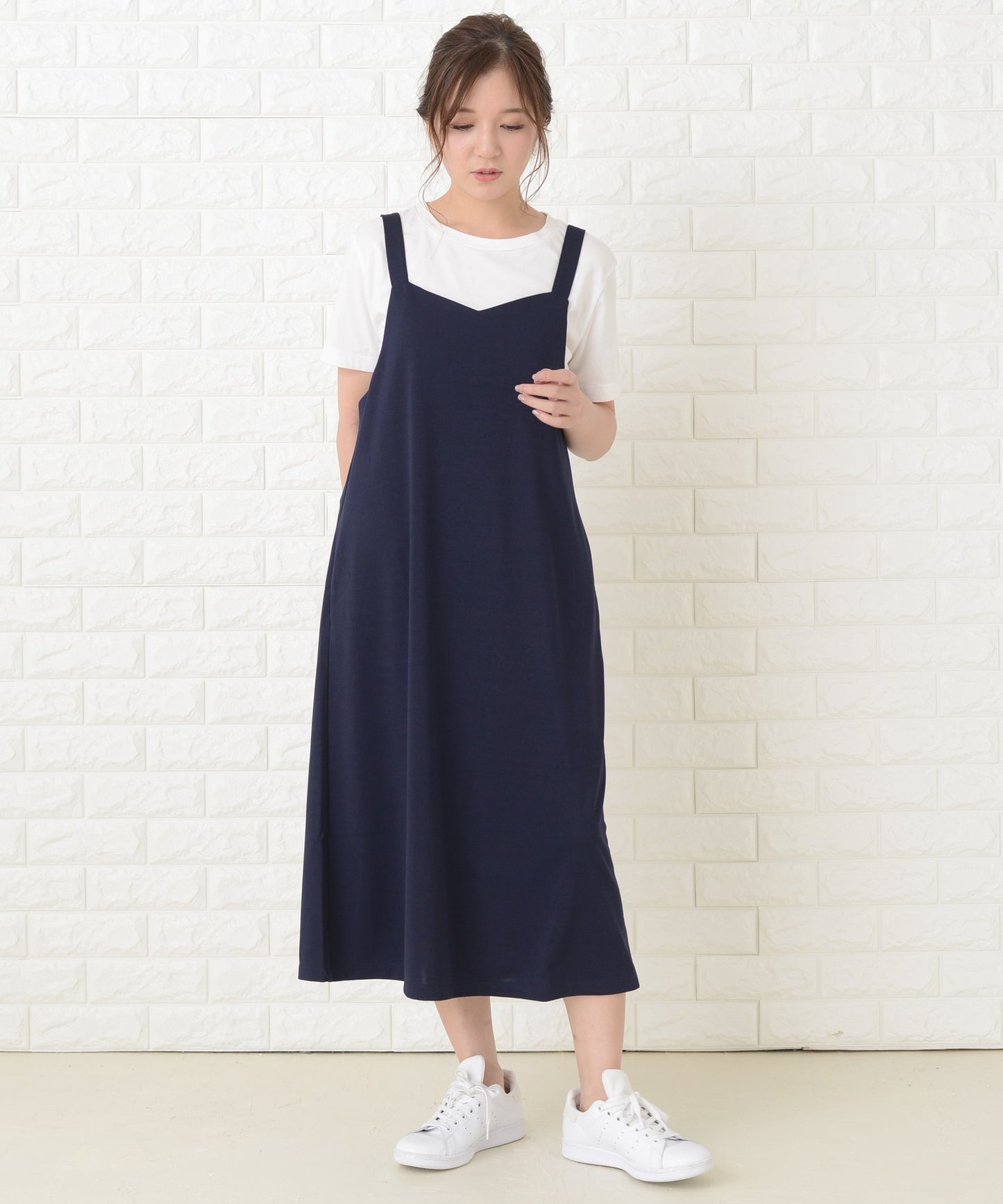 カジュアルワンピース ロング マキシ丈
