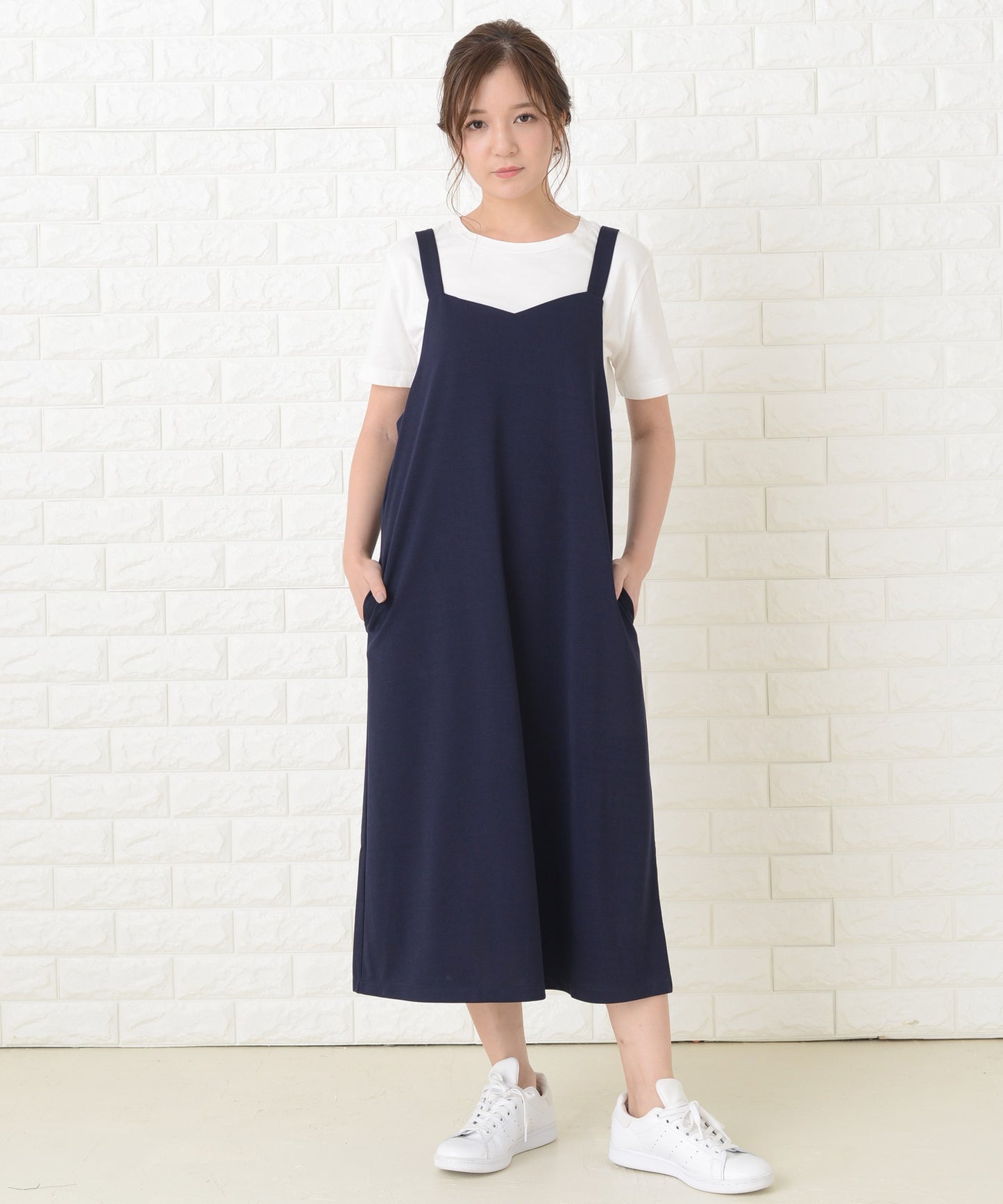 カジュアルワンピース ロング マキシ丈