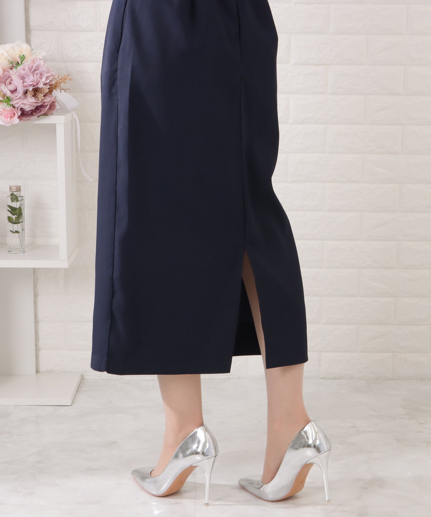 フェイクレイヤータイトビスチェワンピース