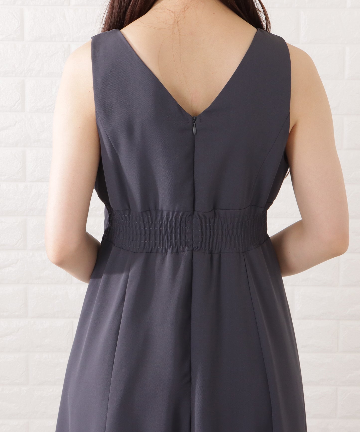 シフォンボレロ付きビスチェフレアワンピース