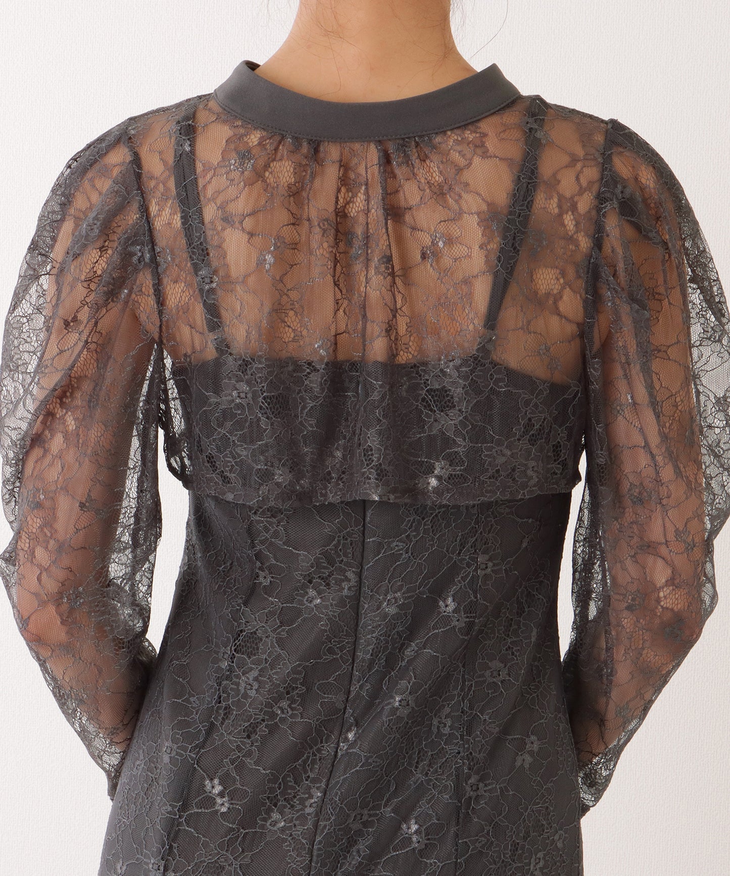 3WAY レース ボレロ付き キャミソール ワンピース