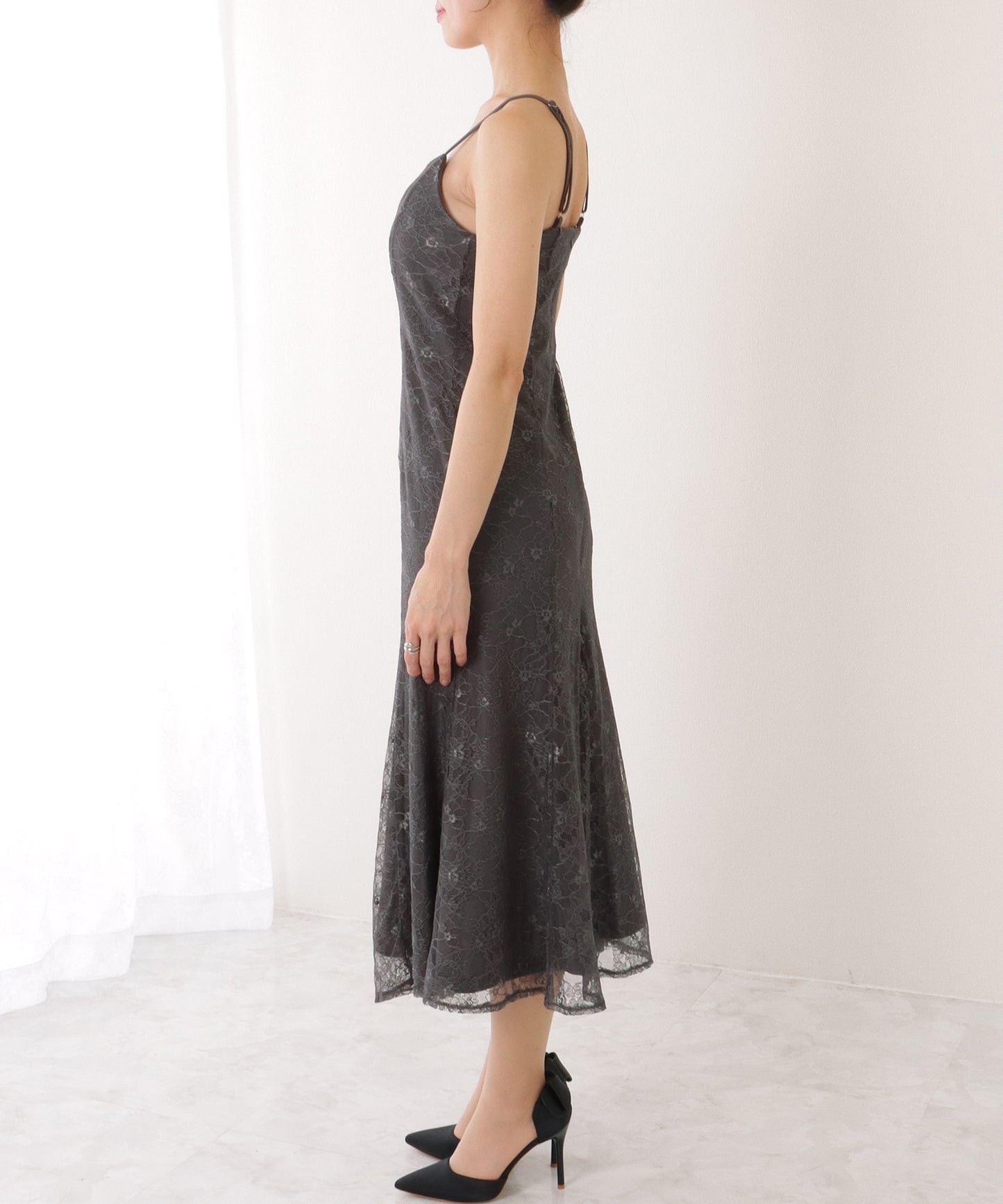 3WAY レース ボレロ付き キャミソール ワンピース