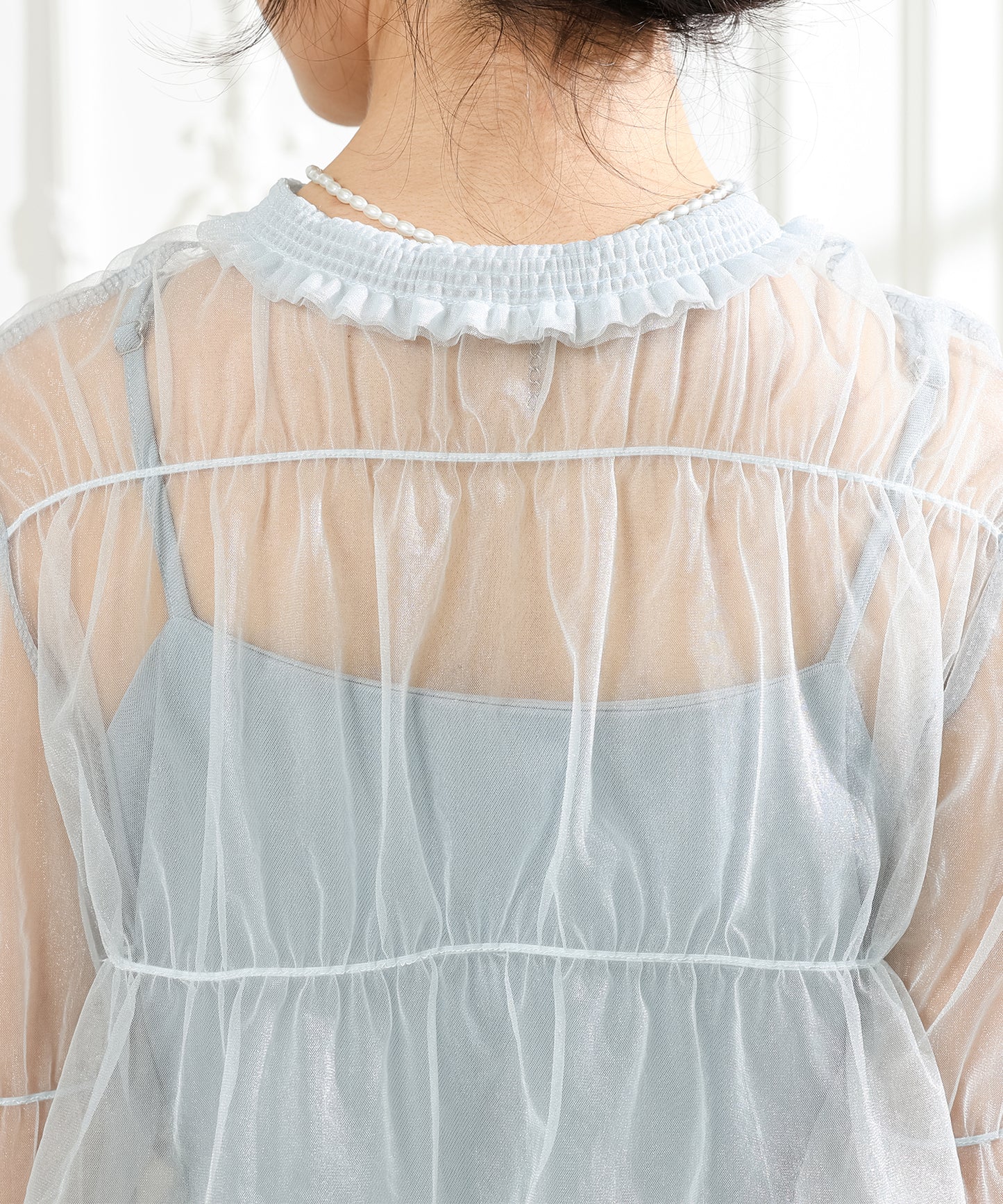 【2点セット】シアー ボレロ付き キャミソール マキシ ワンピース