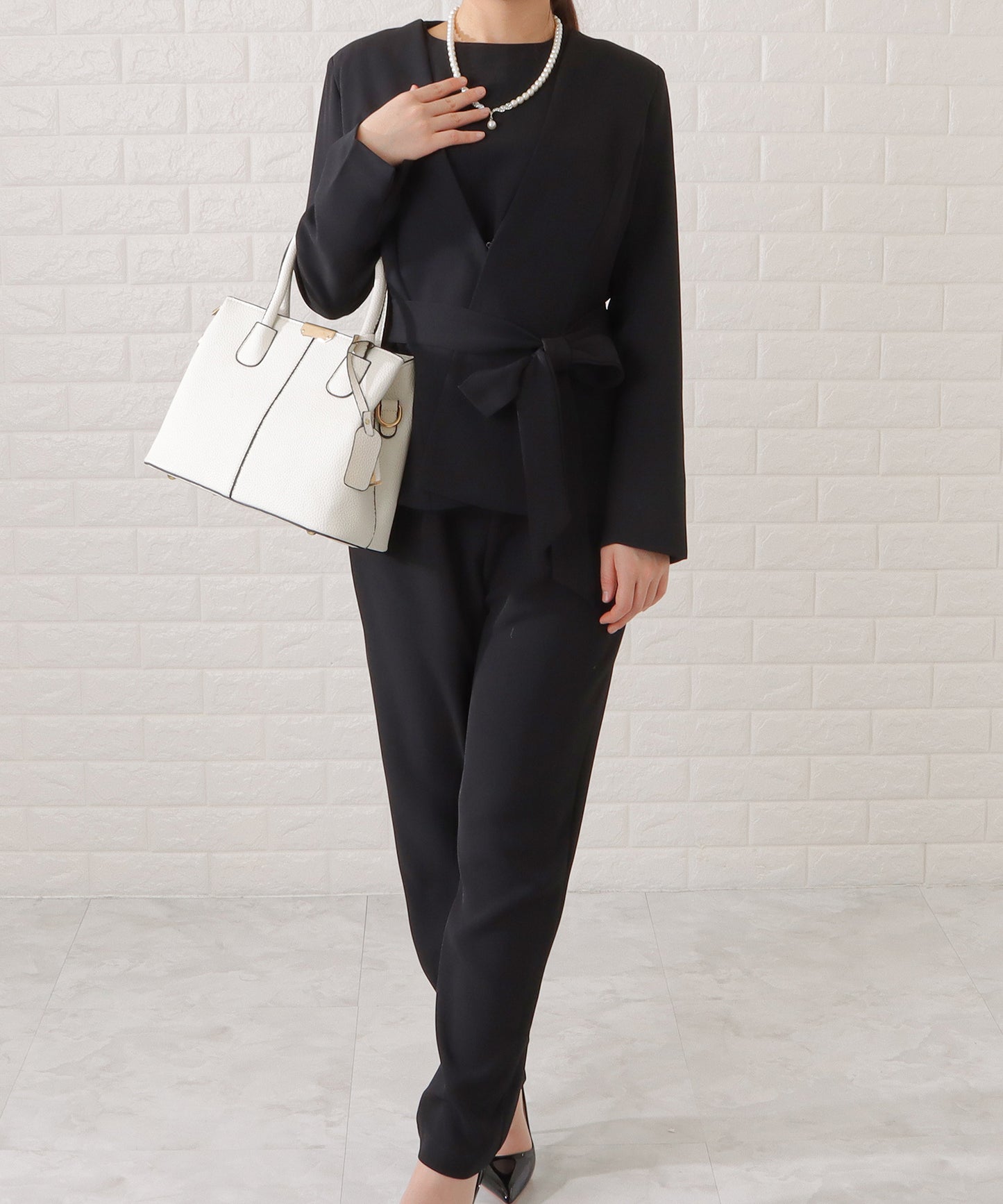 ノーカラージャケット&オールインワンセットアップ