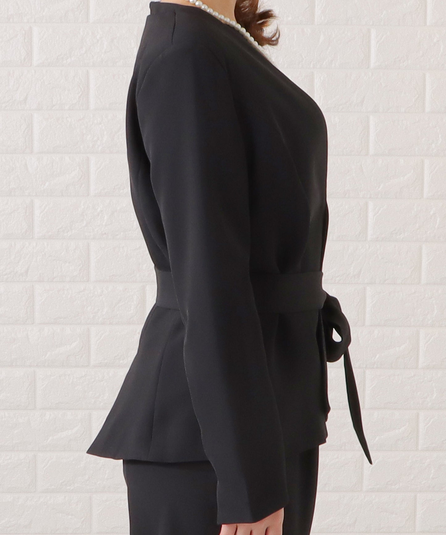 ノーカラージャケット&オールインワンセットアップ