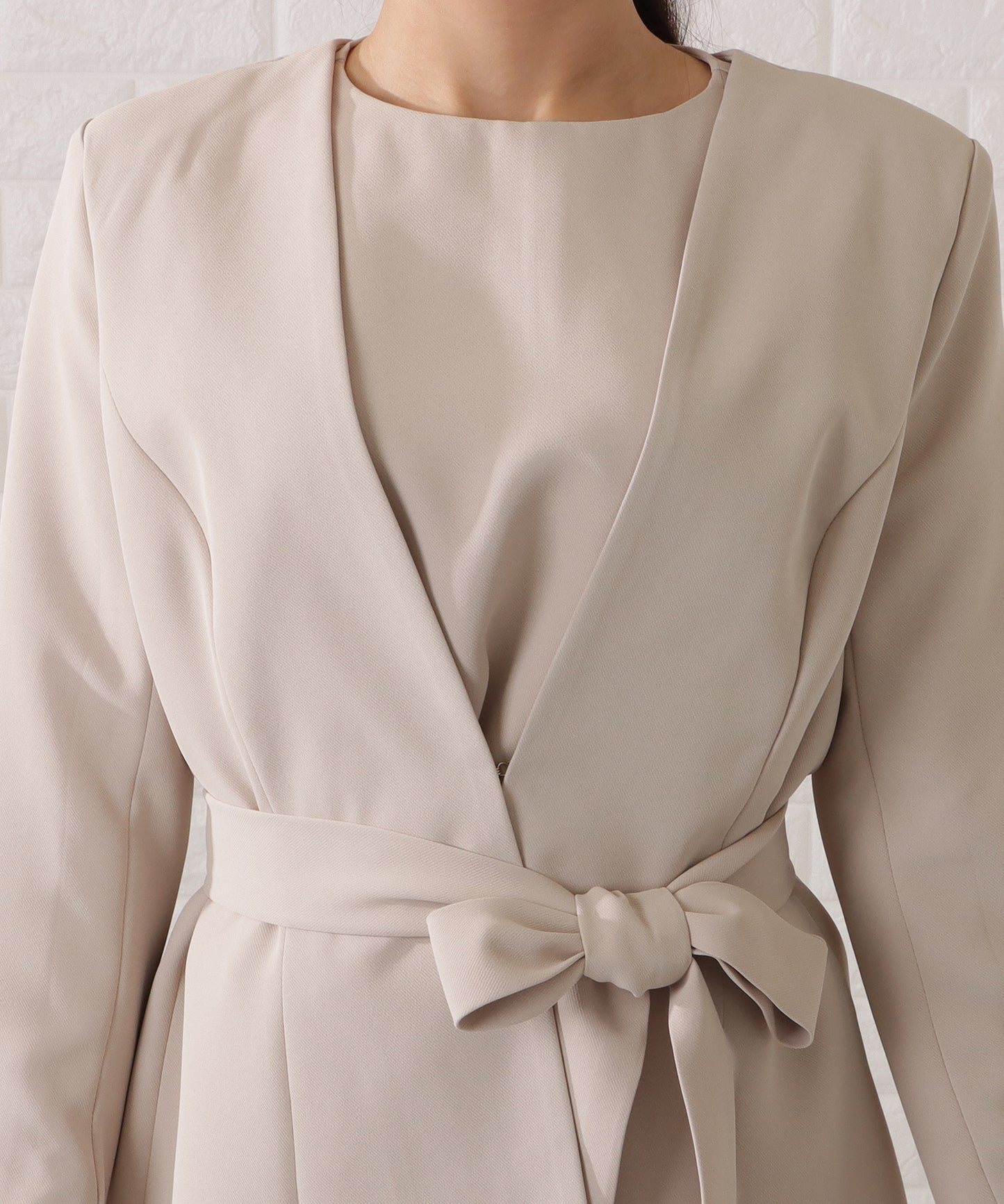 ノーカラージャケット&オールインワンセットアップ