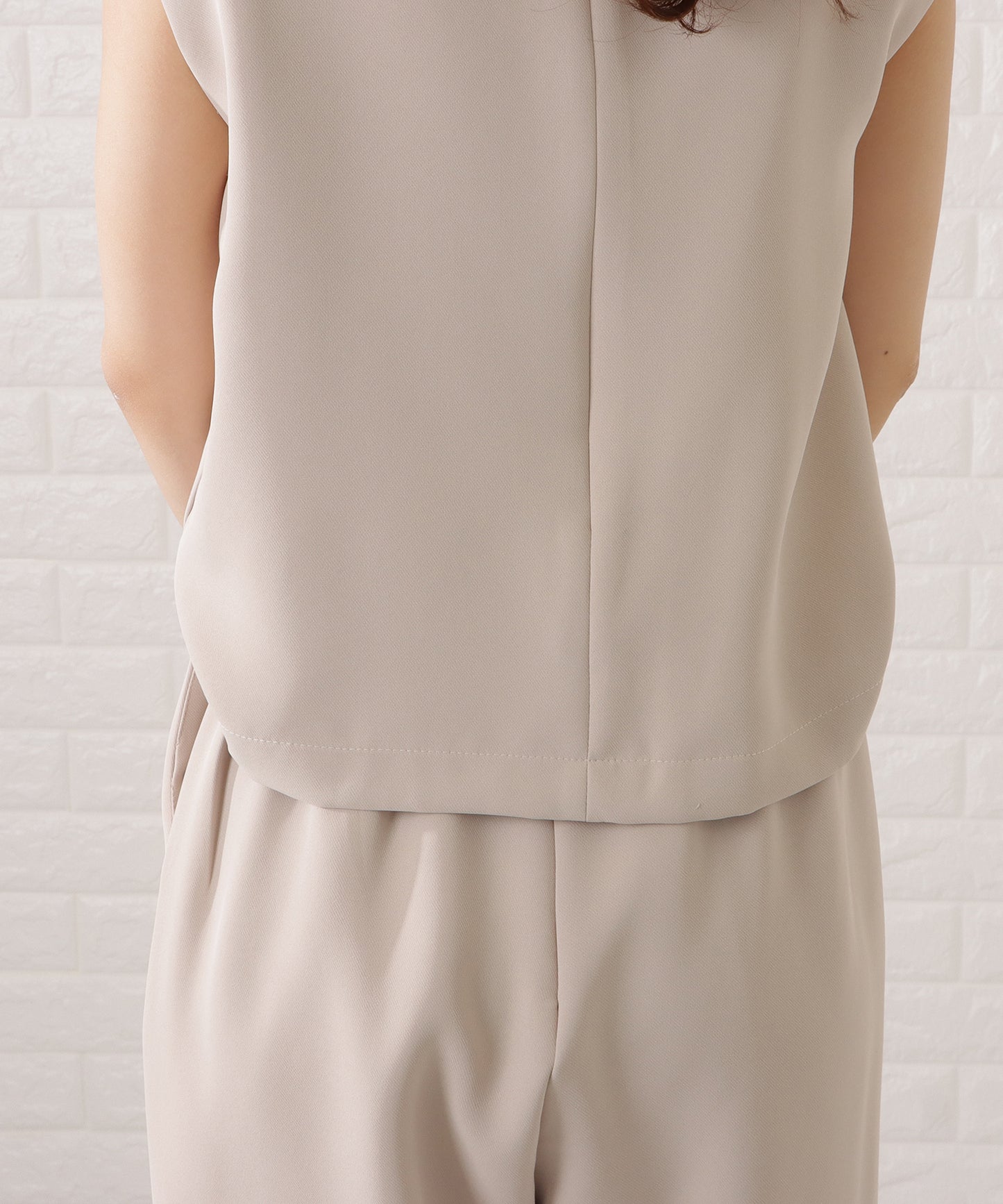 ノーカラージャケット&オールインワンセットアップ