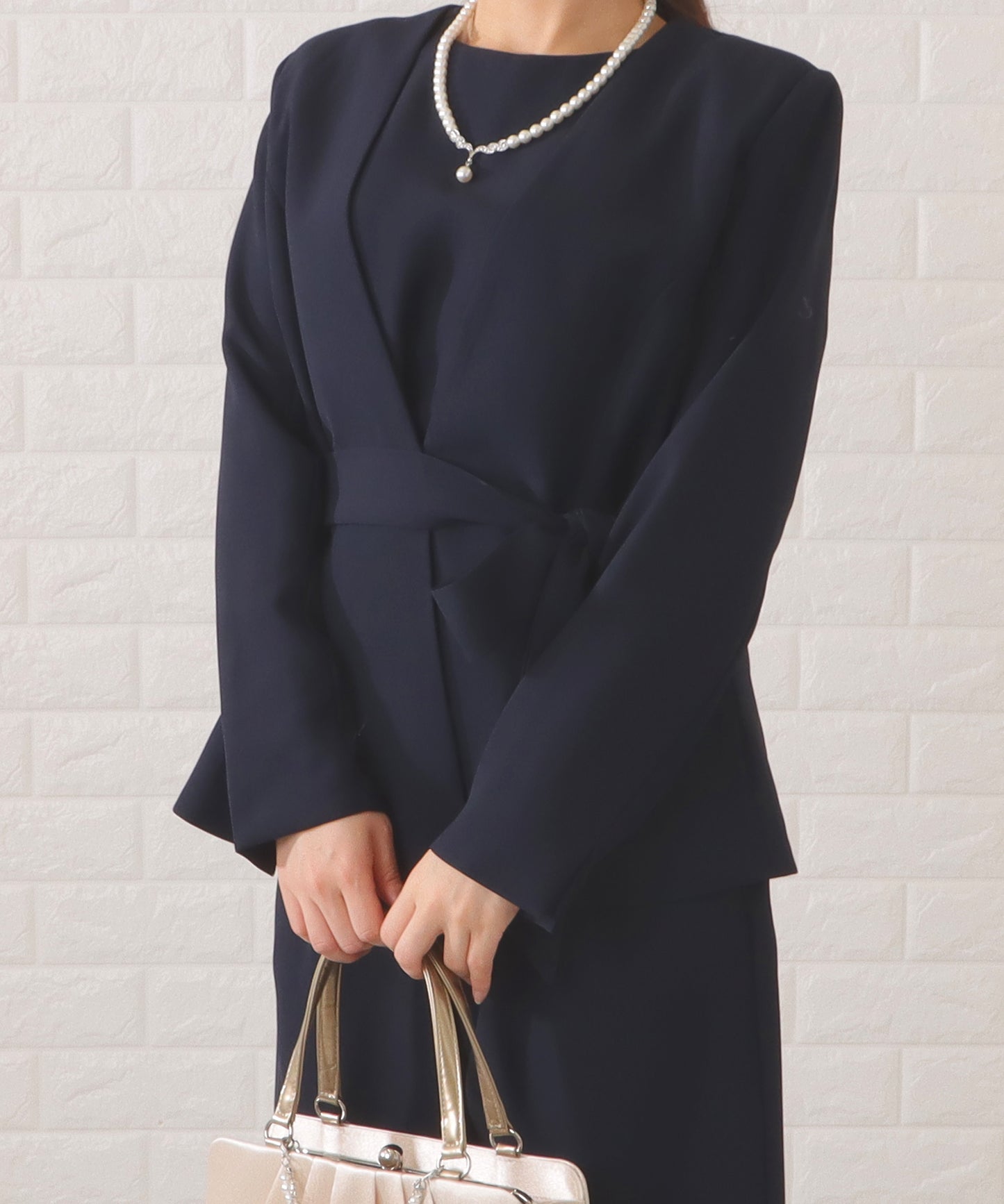 ノーカラージャケット&オールインワンセットアップ