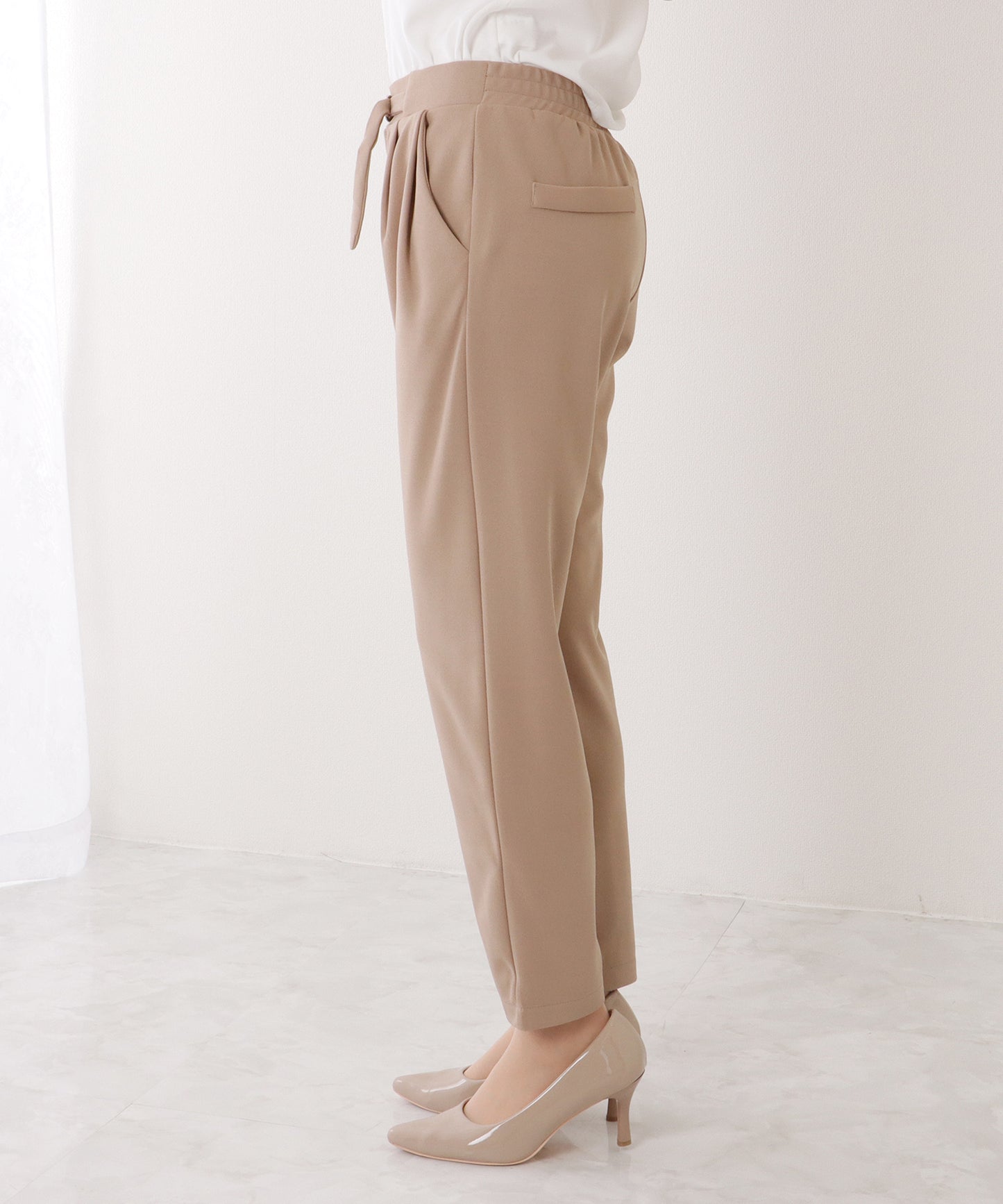 フロント ホック ノーカラー スーツ セットアップ