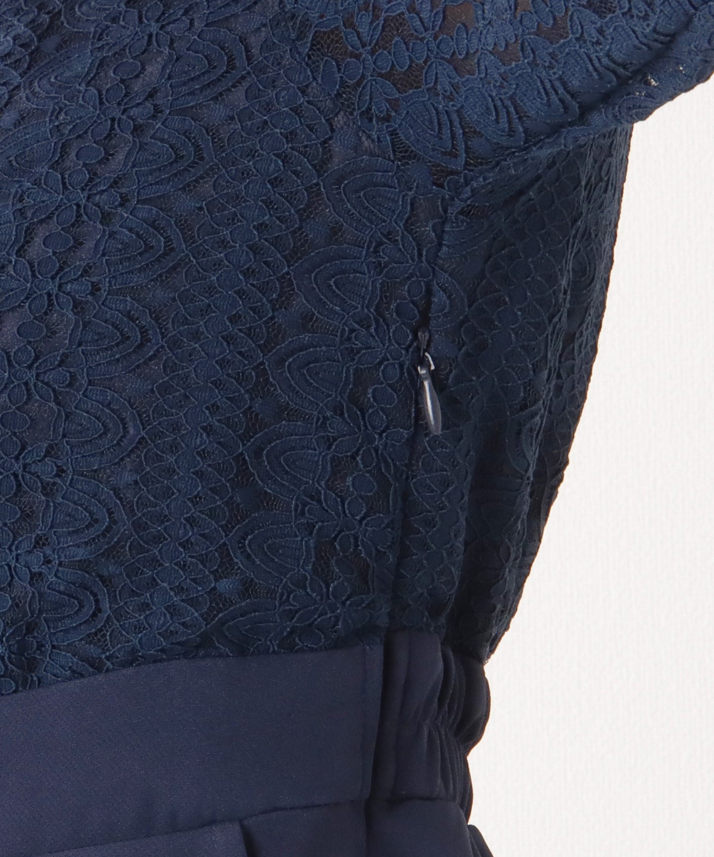 ジャケット付き レース ドッキング ワイド オールインワン