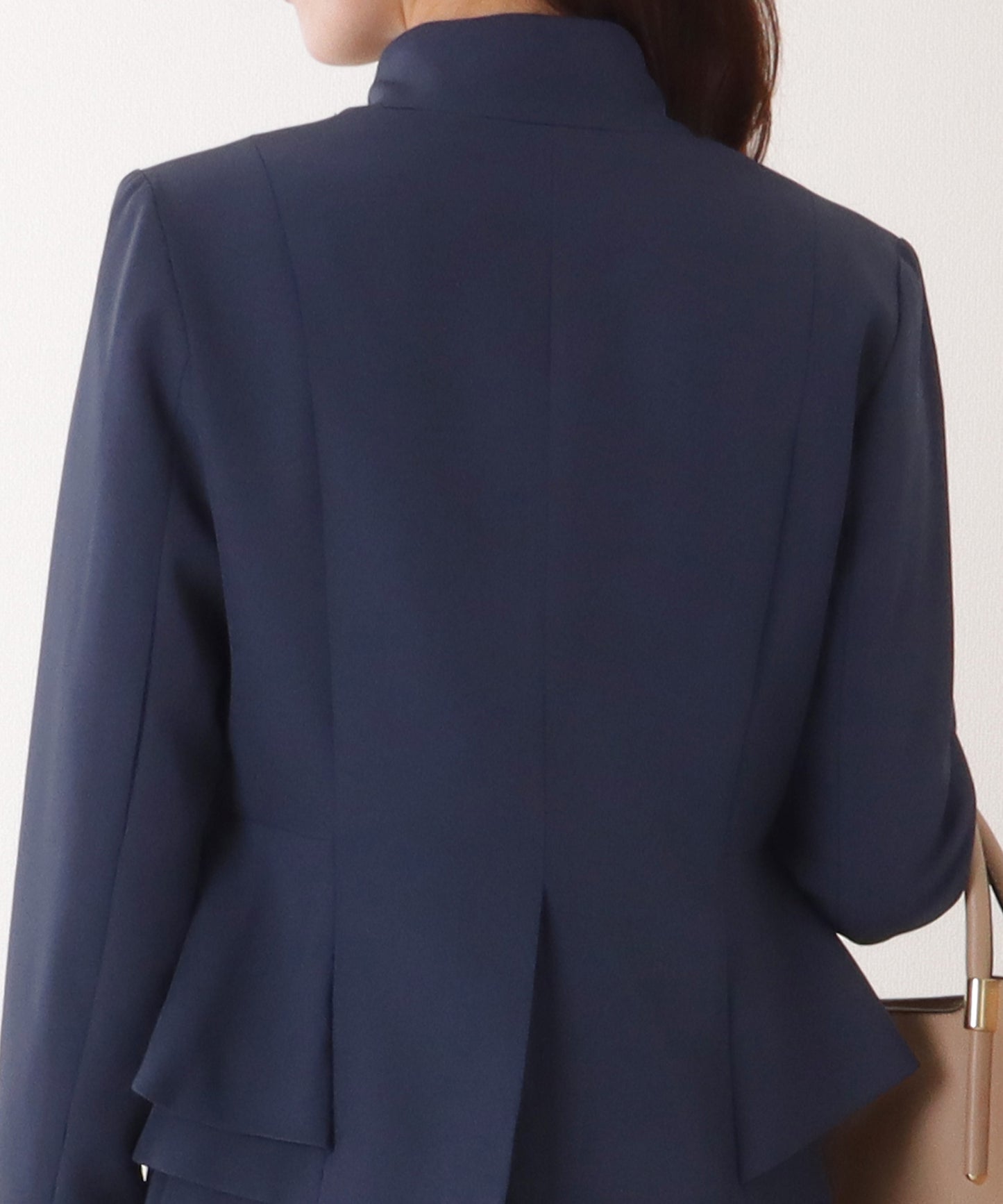 ジャケット付き レース ドッキング ワイド オールインワン