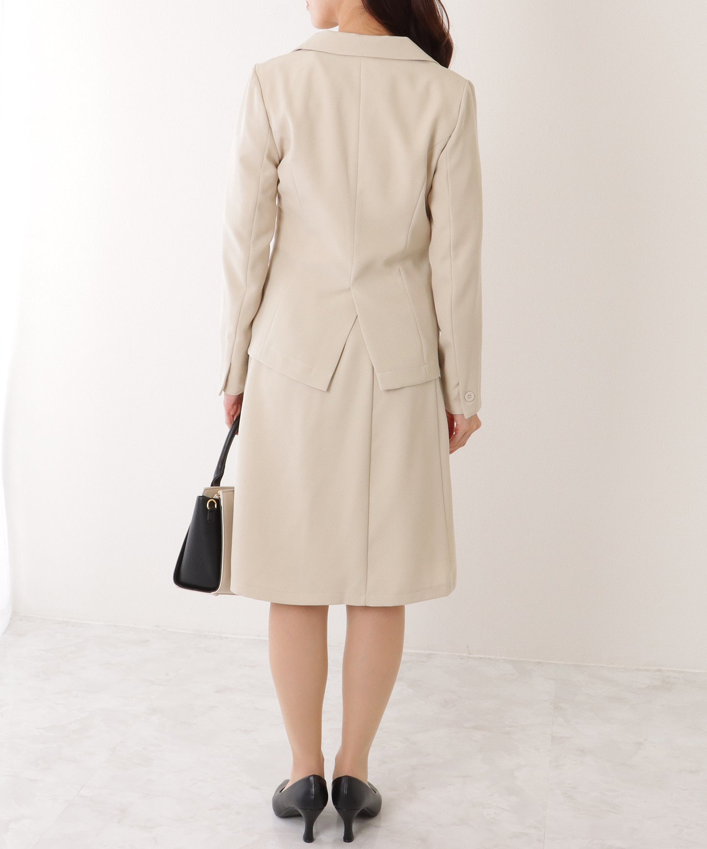 1つボタン テーラード スカート スーツ セットアップ