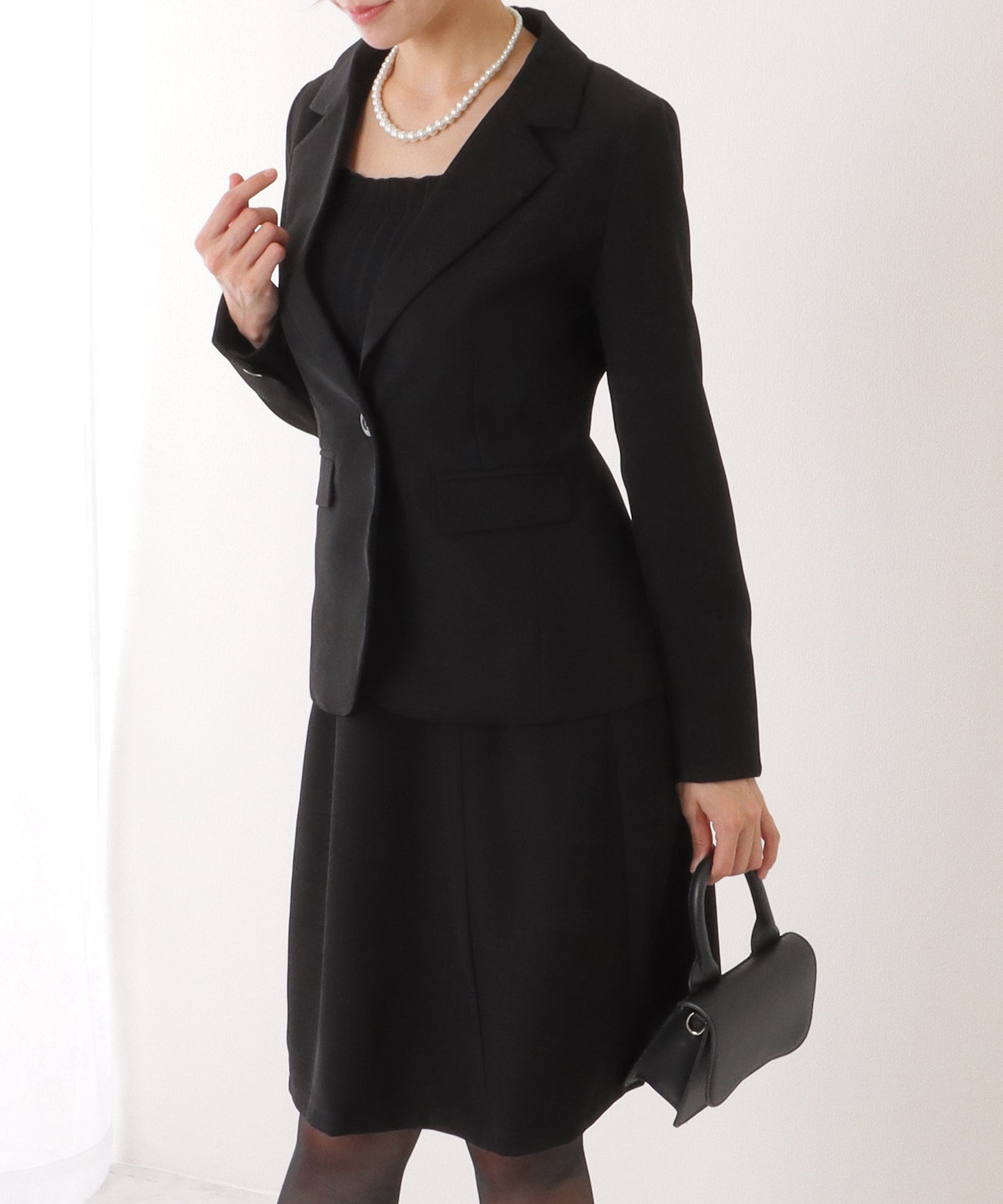 1つボタン テーラード スカート スーツ セットアップ