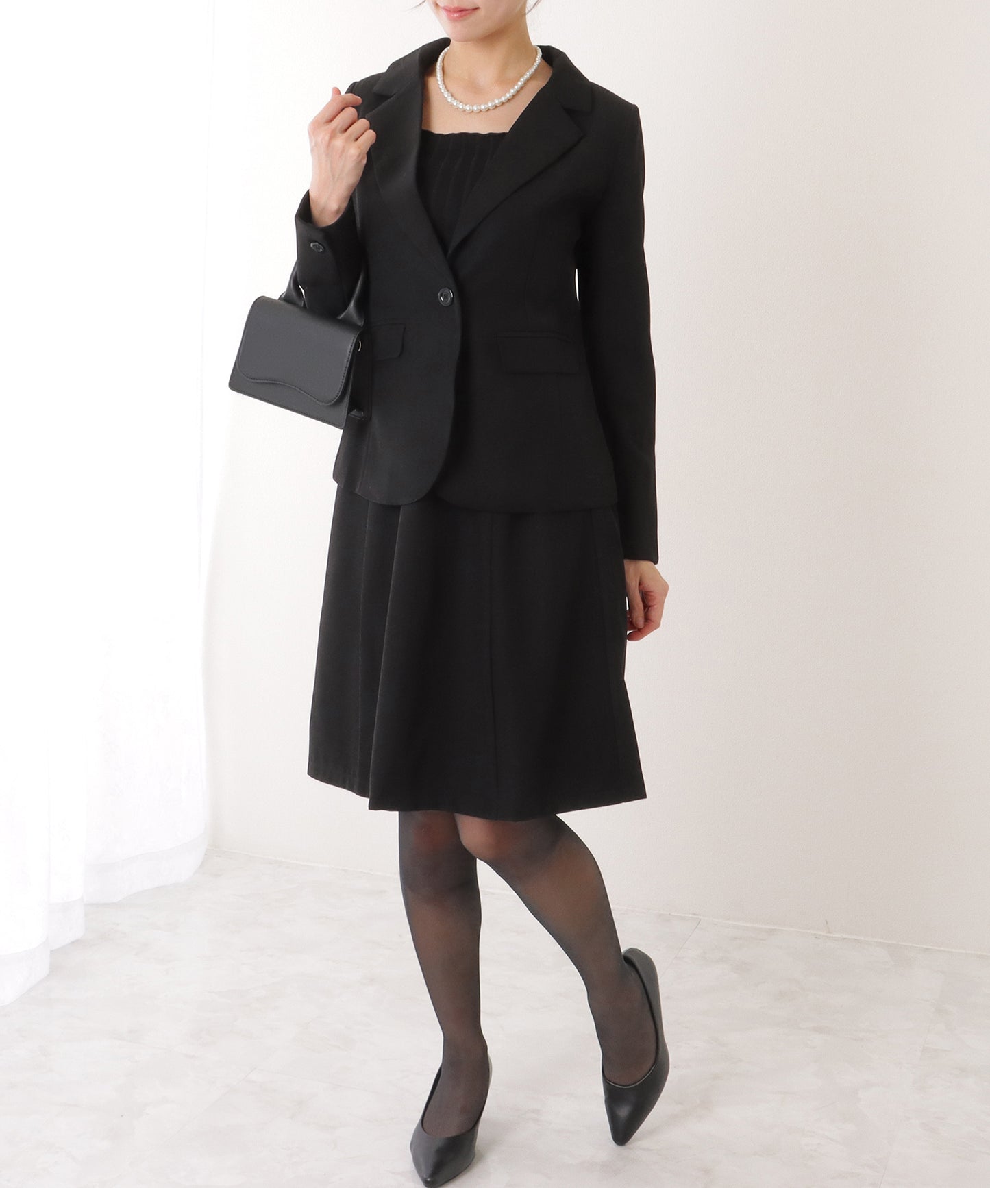 1つボタン テーラード スカート スーツ セットアップ