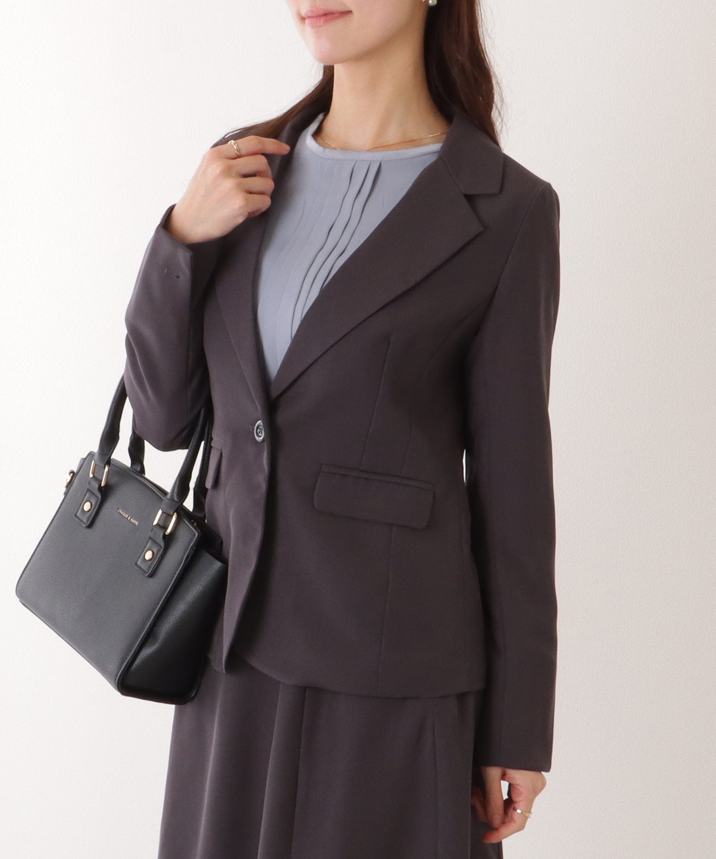 1つボタン テーラード スカート スーツ セットアップ