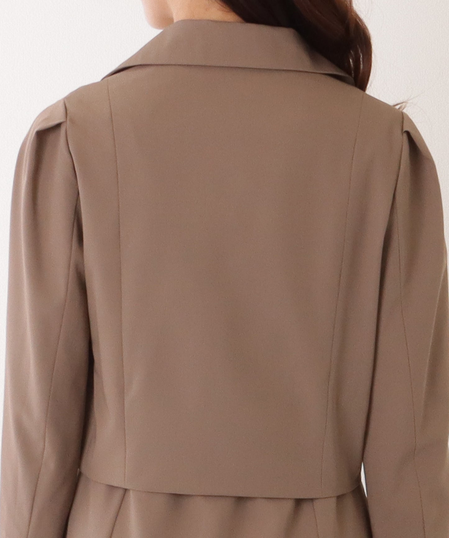 ショートジャケット付き ロング ワンピース セットアップ