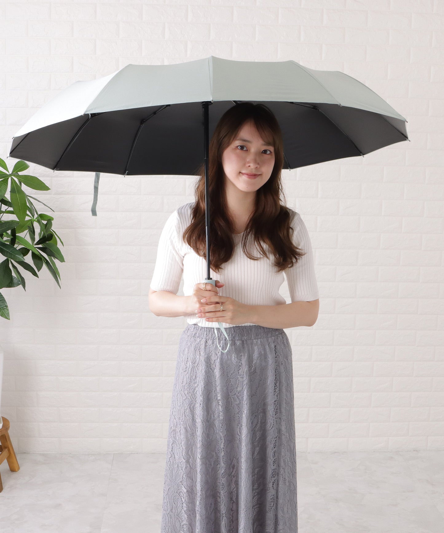 ワンタッチ自動開閉式折りたたみ傘